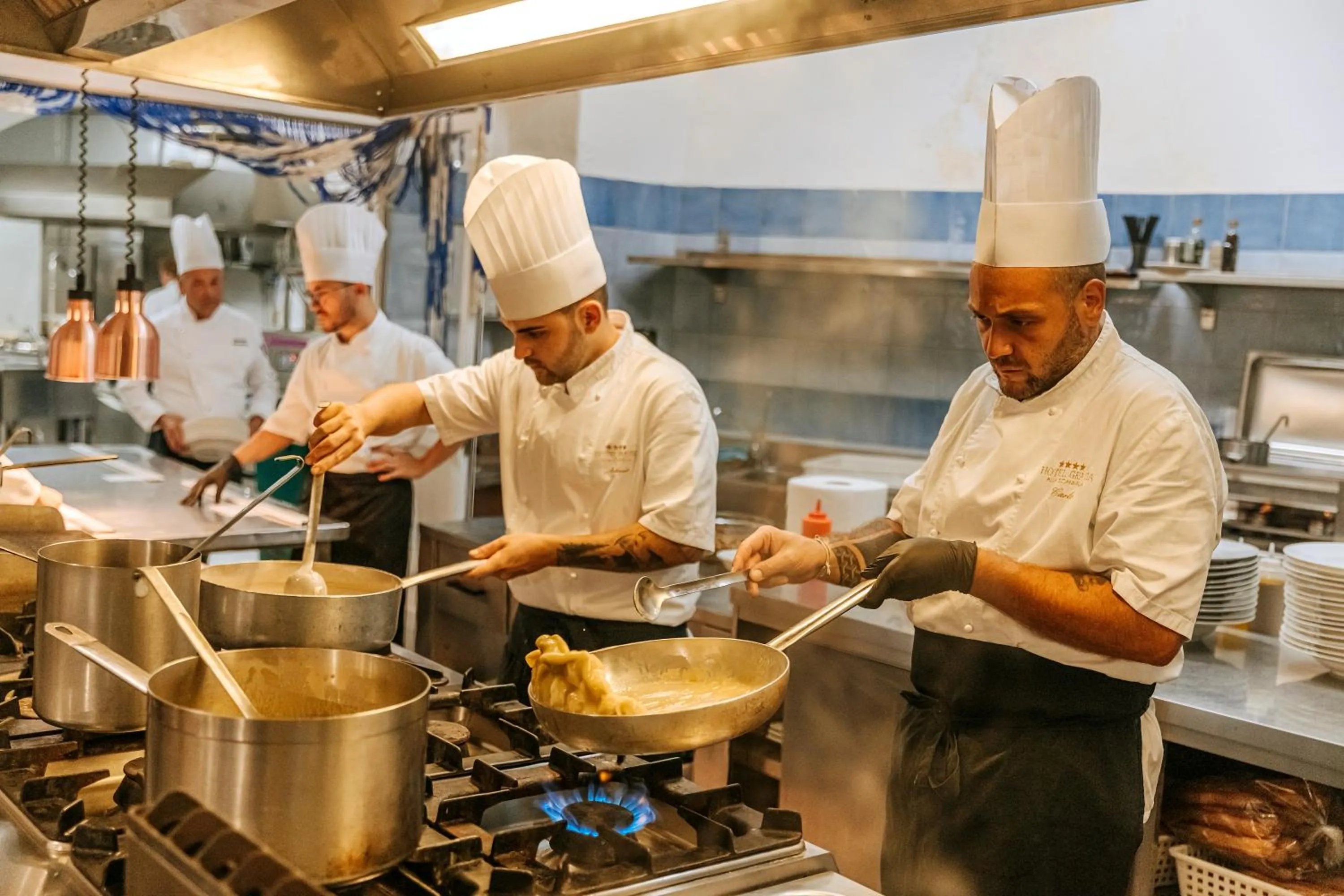 Kitchen or kitchenette in Hotel Grazia alla Scannella