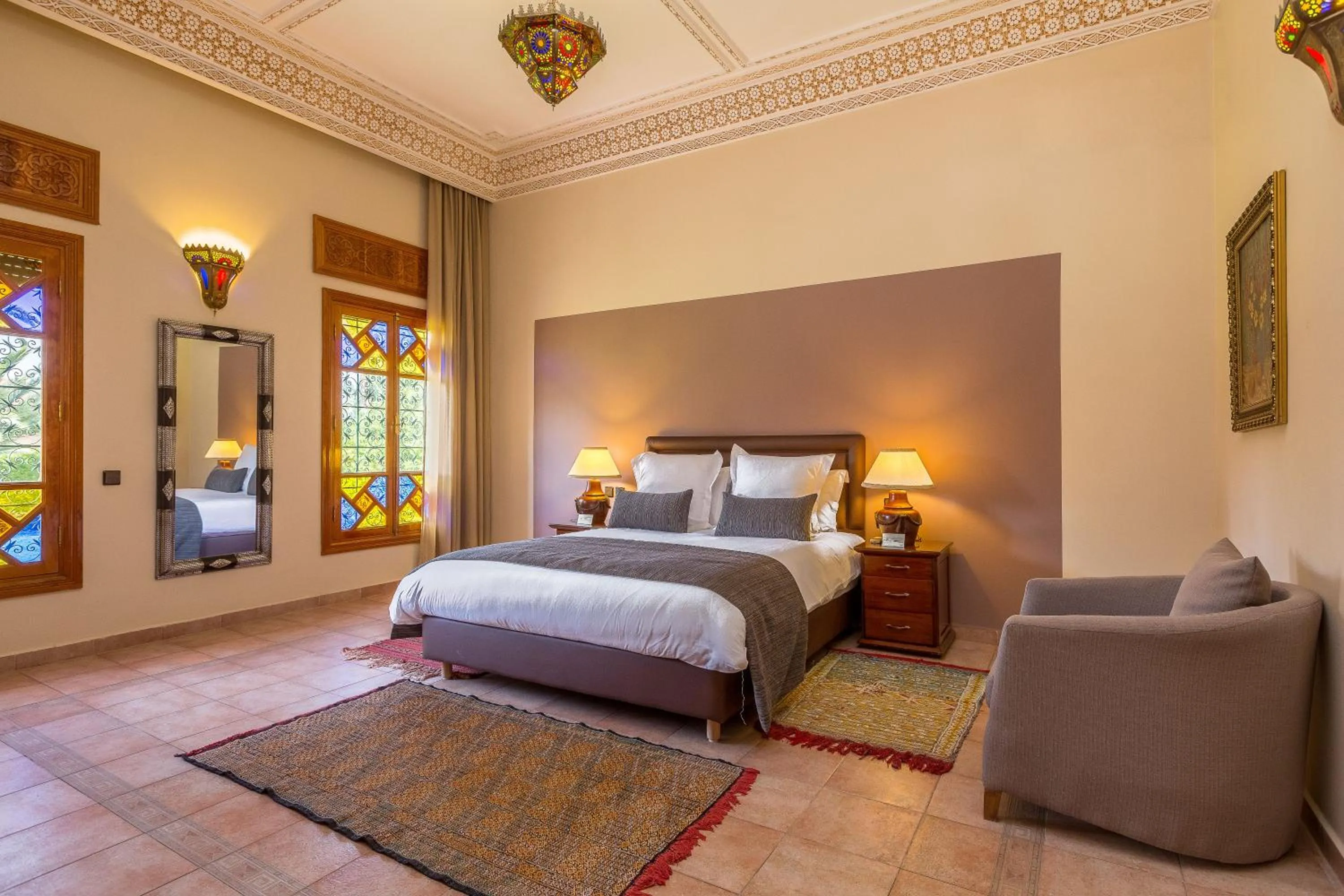 Bed in Domaine Rosaroum