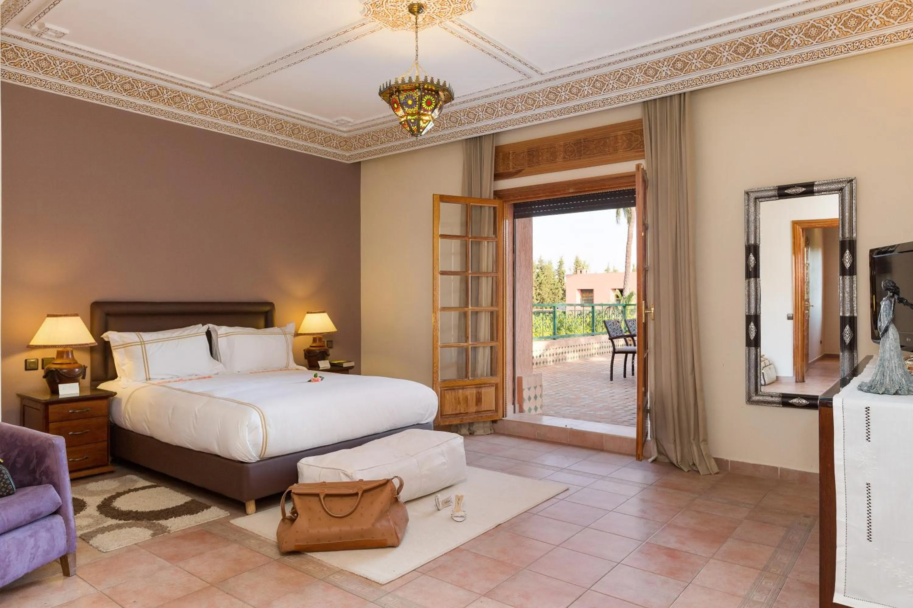 Bed in Domaine Rosaroum