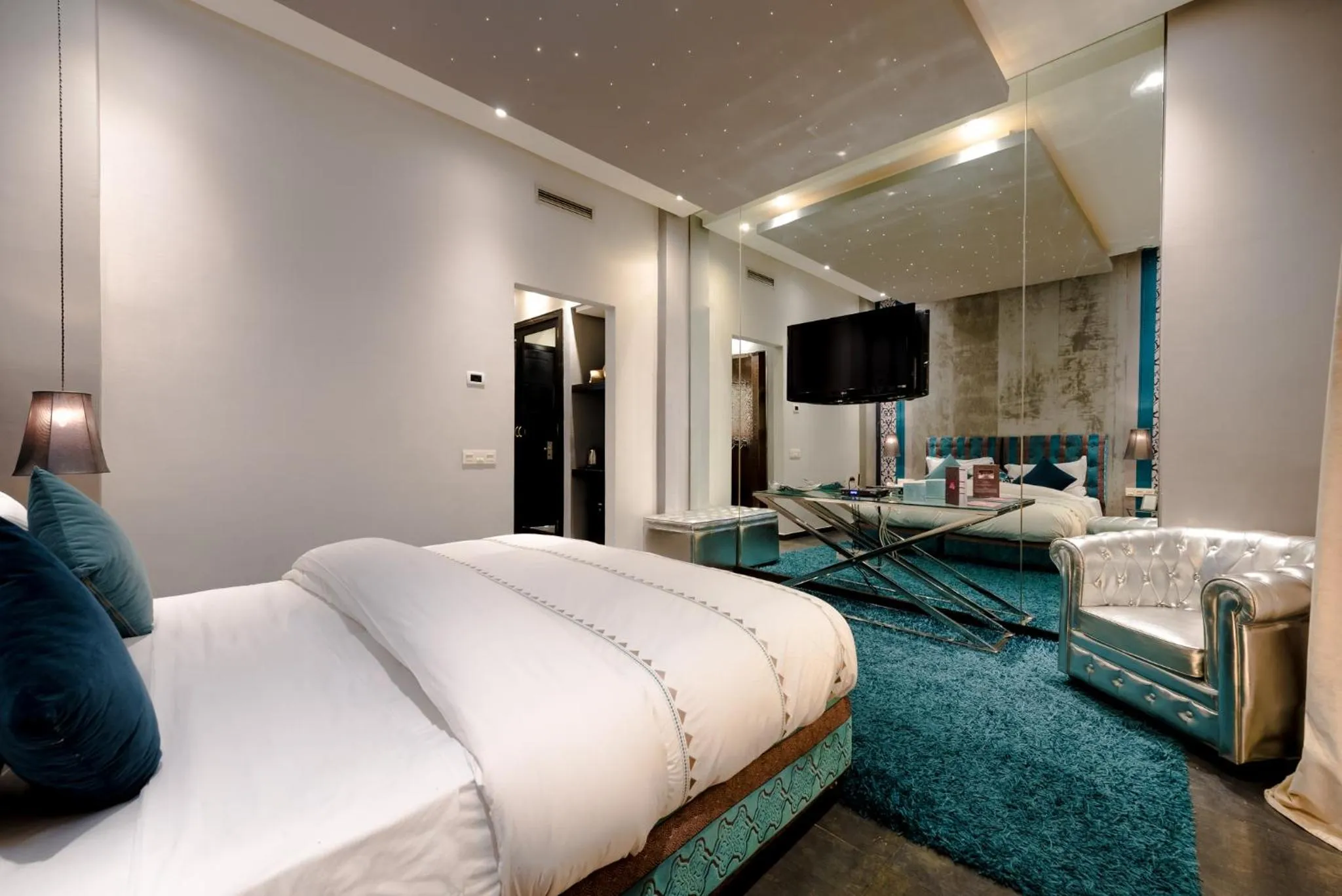 Photo of the whole room, Bed in Residence Dar Lamia Marrakech