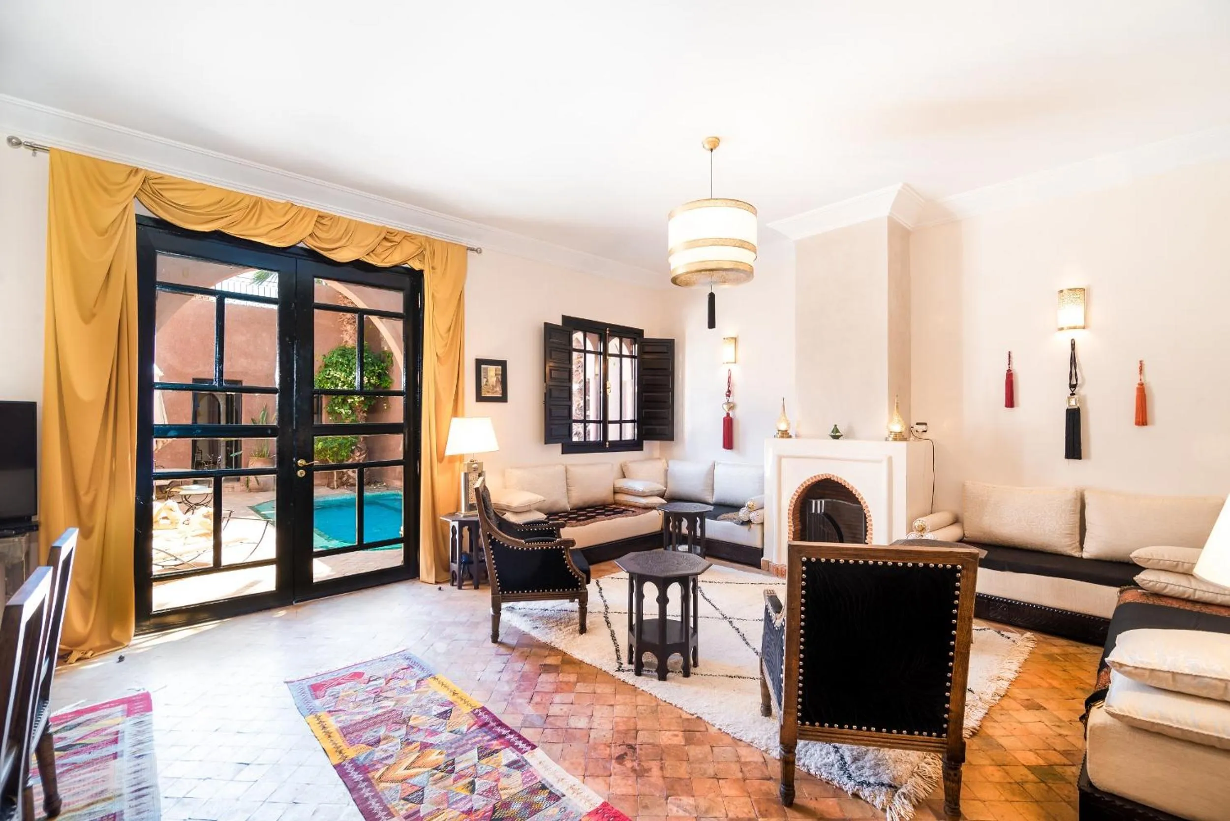 Seating area in Residence Dar Lamia Marrakech