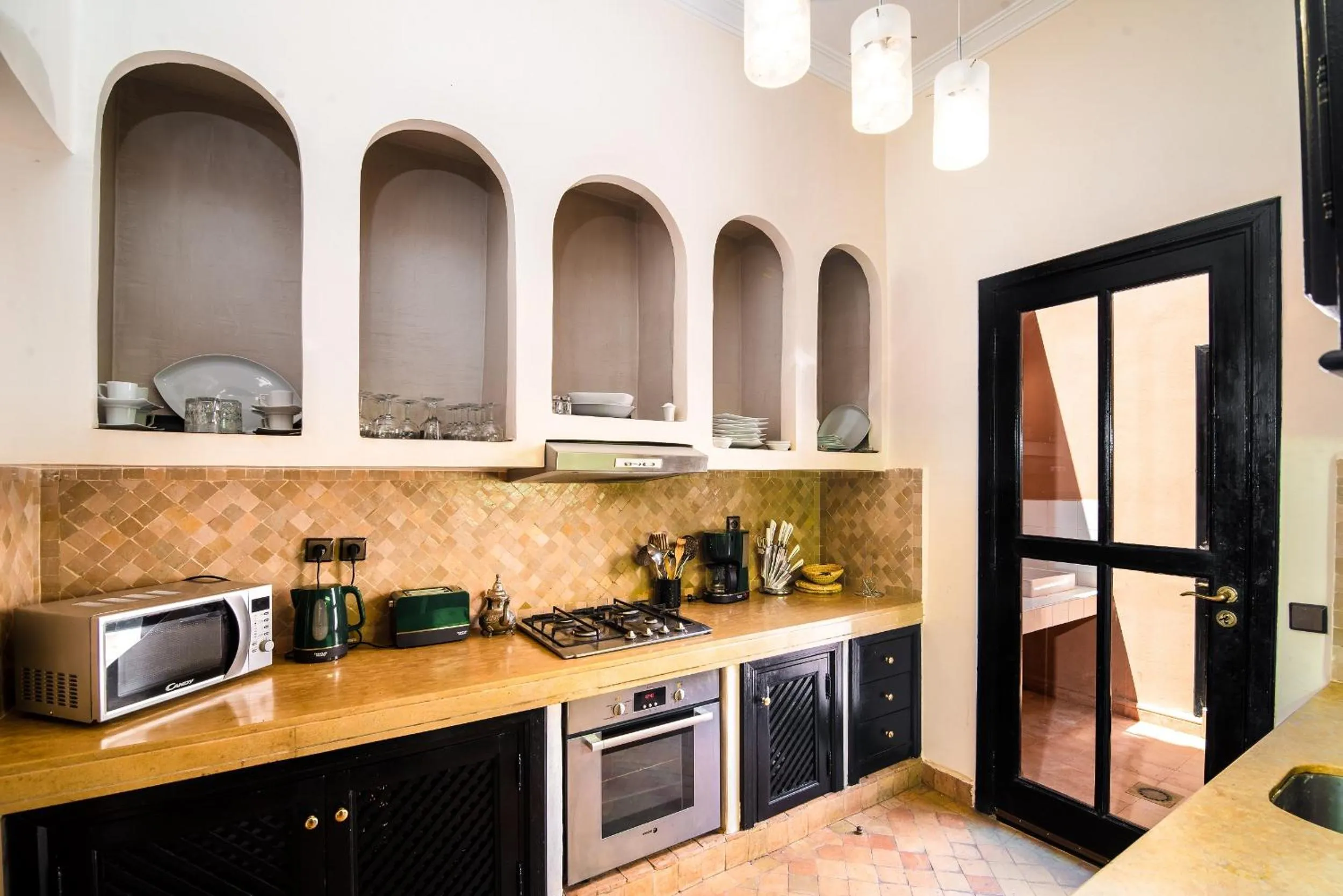Kitchen or kitchenette in Residence Dar Lamia Marrakech