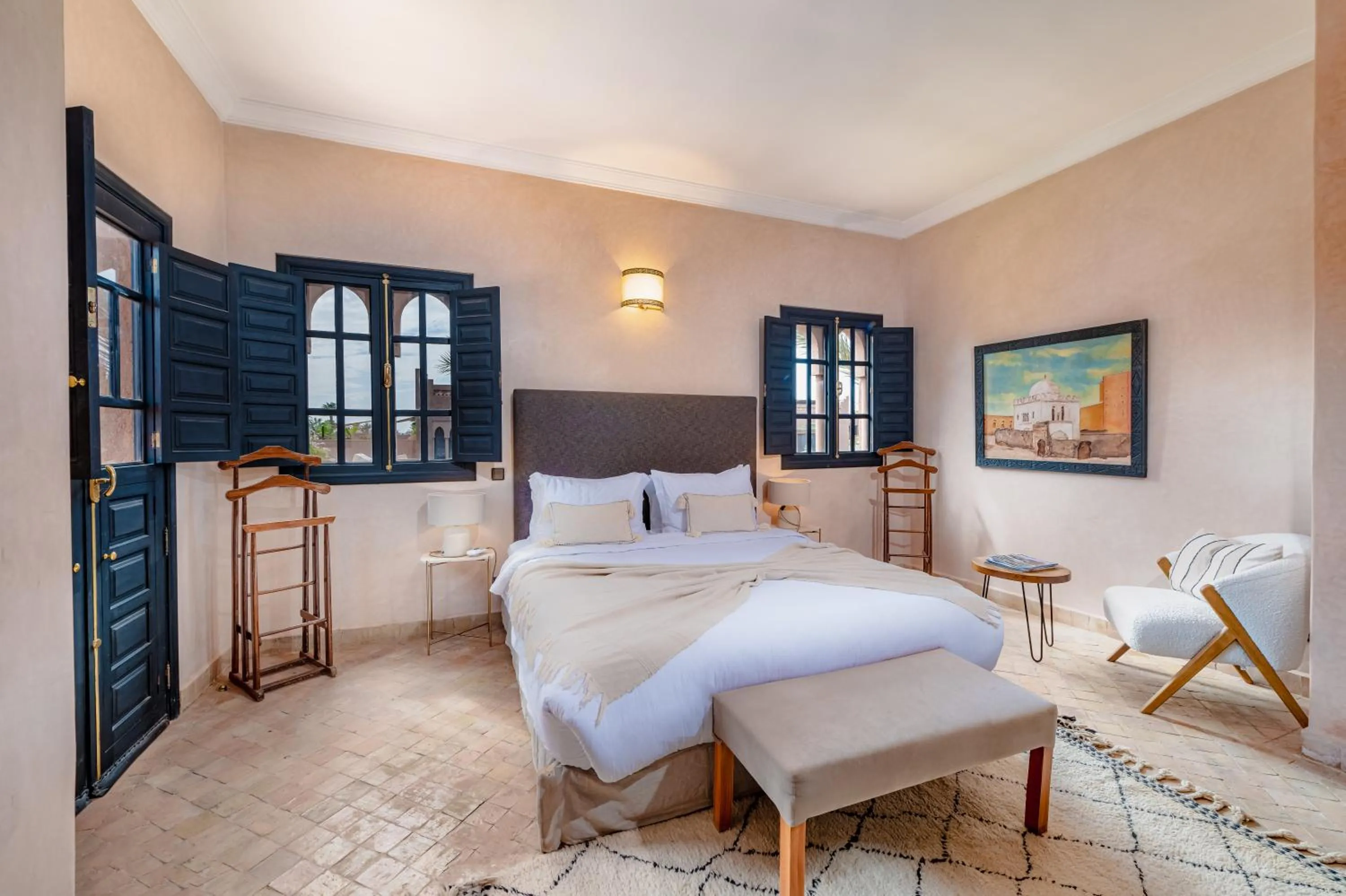 Photo of the whole room, Bed in Residence Dar Lamia Marrakech