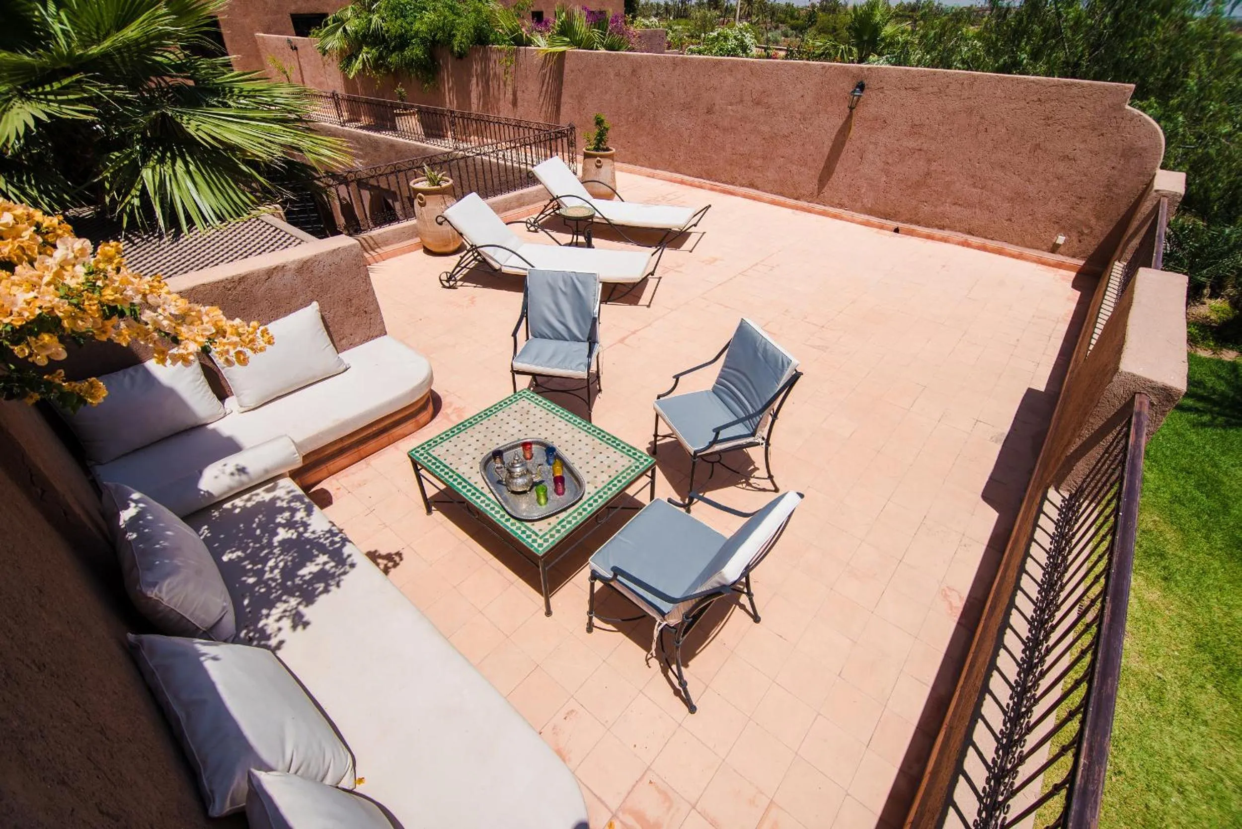 Balcony/Terrace in Residence Dar Lamia Marrakech