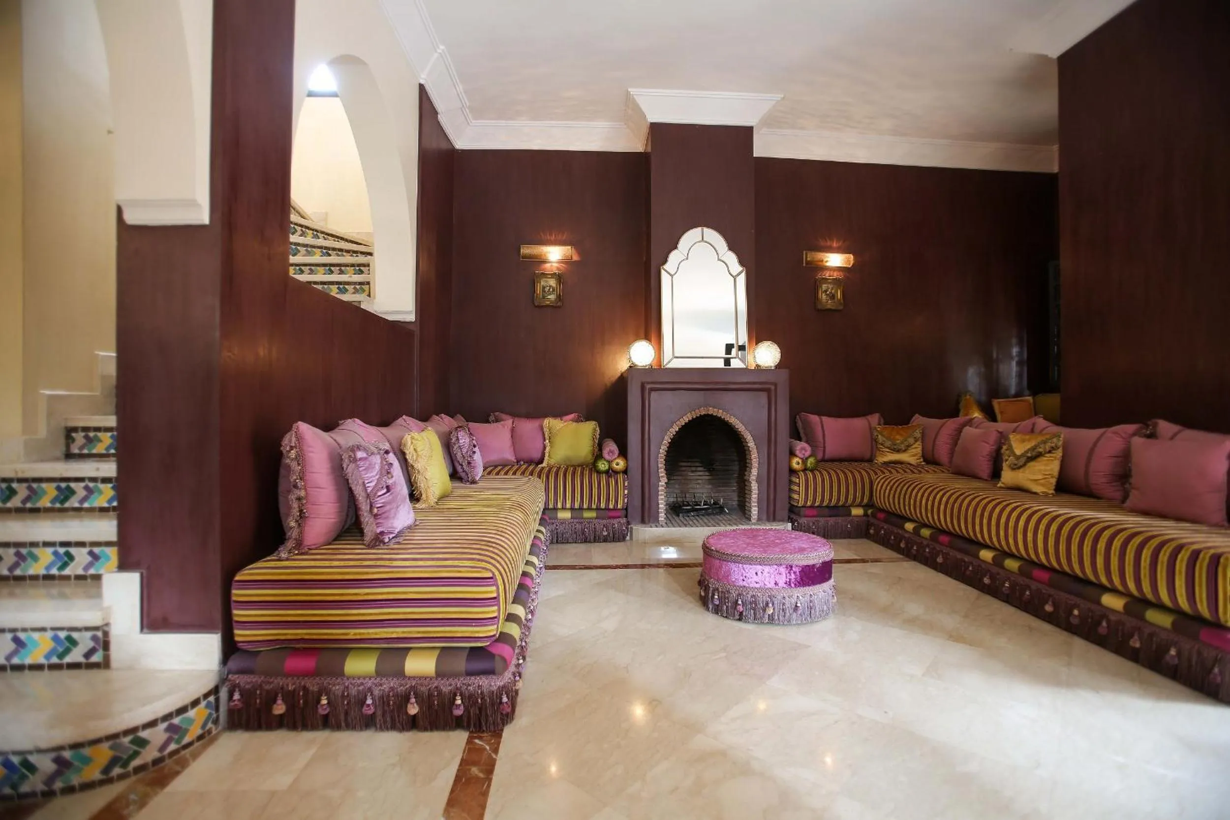 Living room in Residence Dar Lamia Marrakech