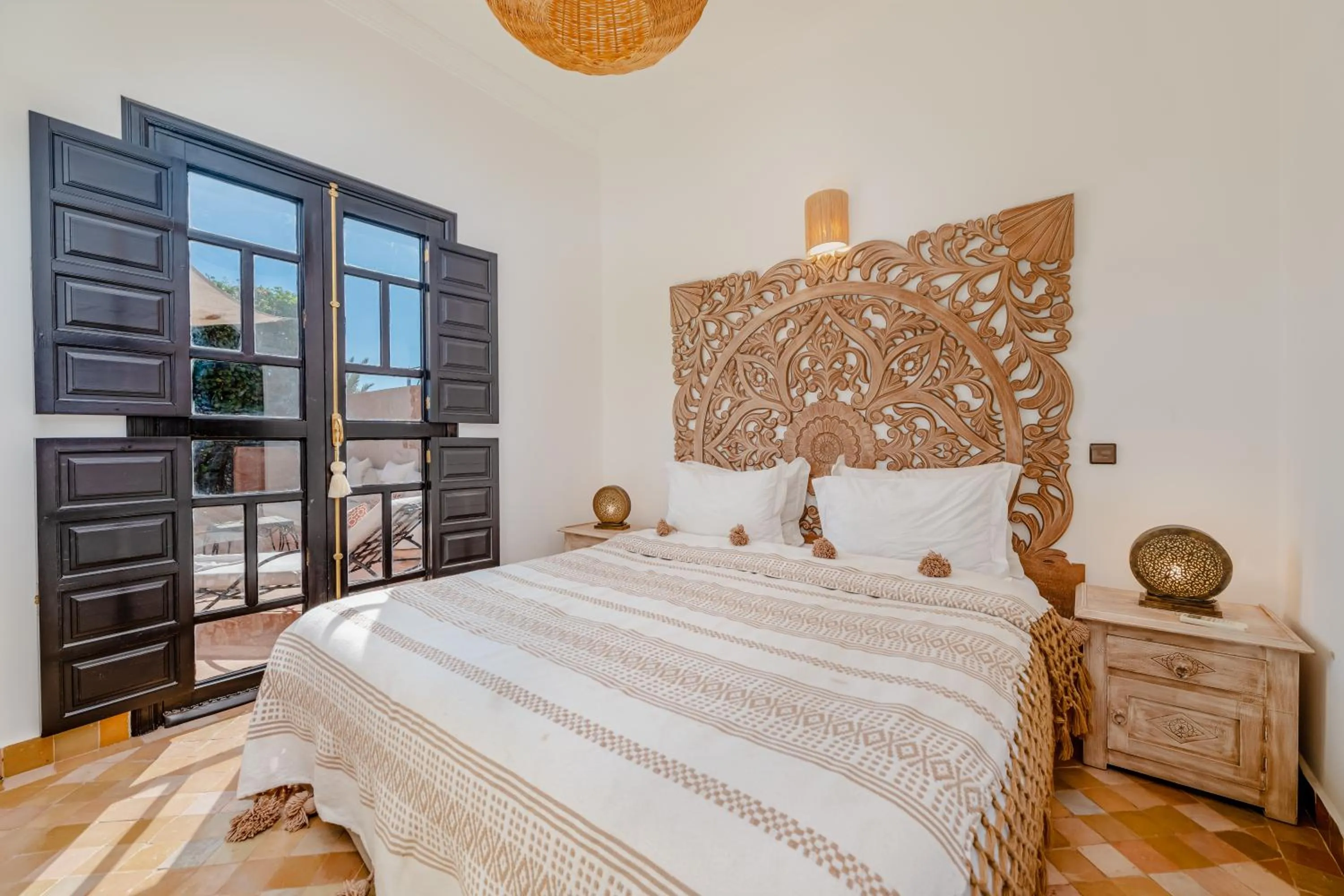 Photo of the whole room, Bed in Residence Dar Lamia Marrakech