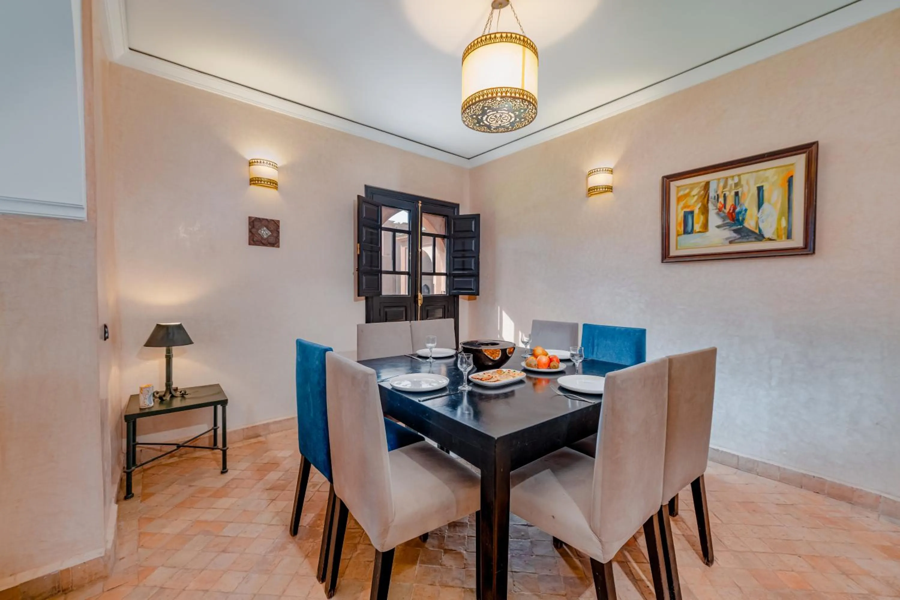 Dining area in Residence Dar Lamia Marrakech