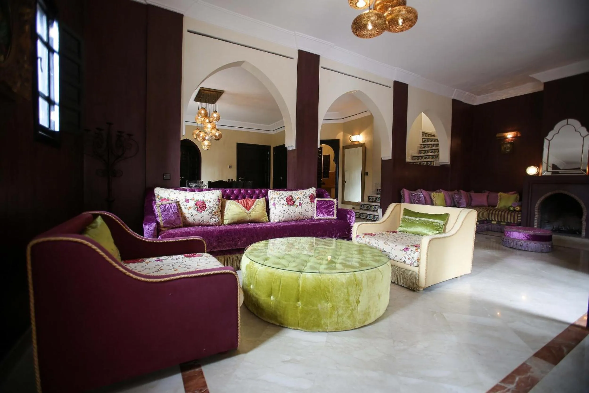 Communal lounge/ TV room in Residence Dar Lamia Marrakech