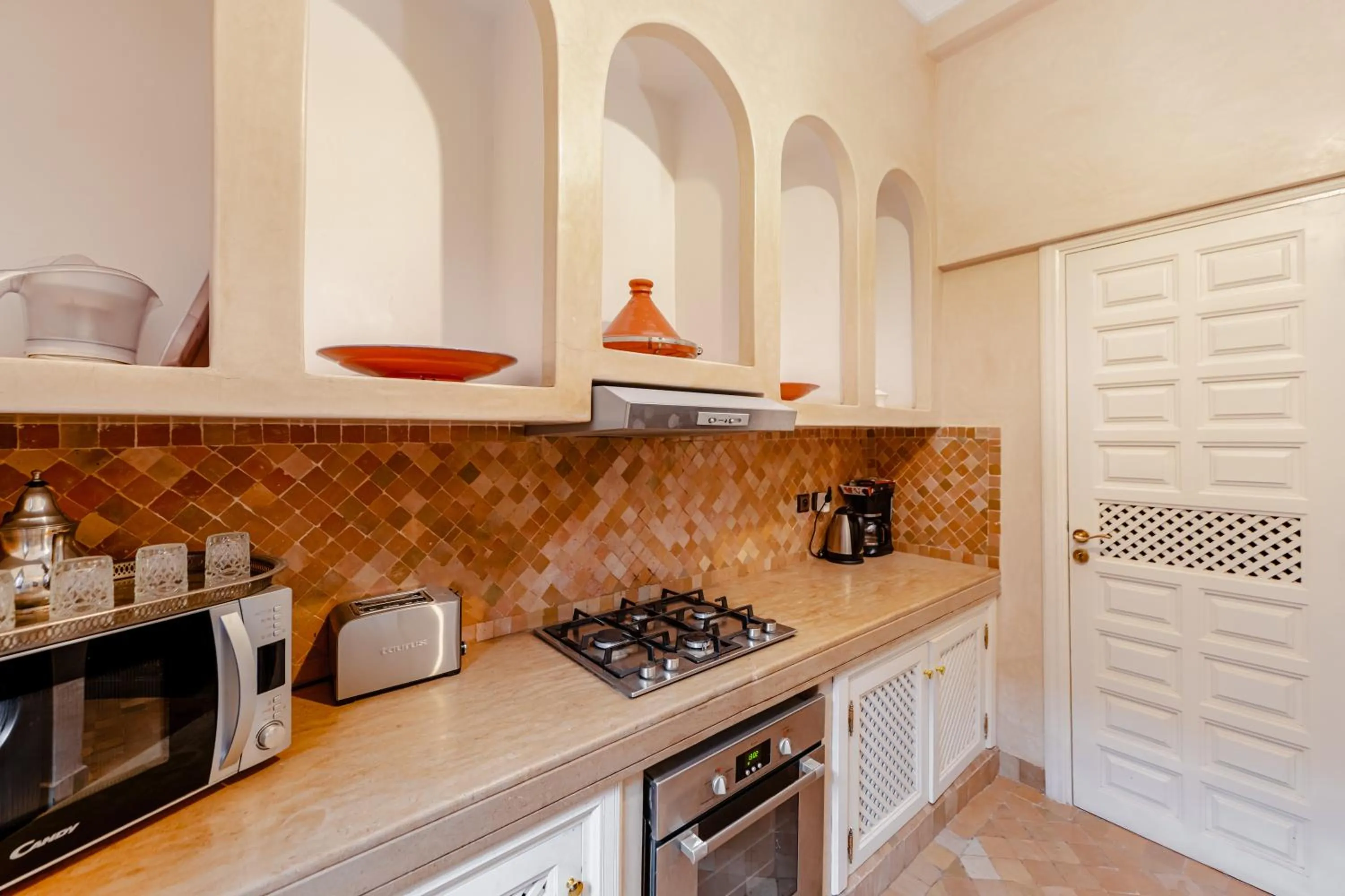 Kitchen or kitchenette in Residence Dar Lamia Marrakech