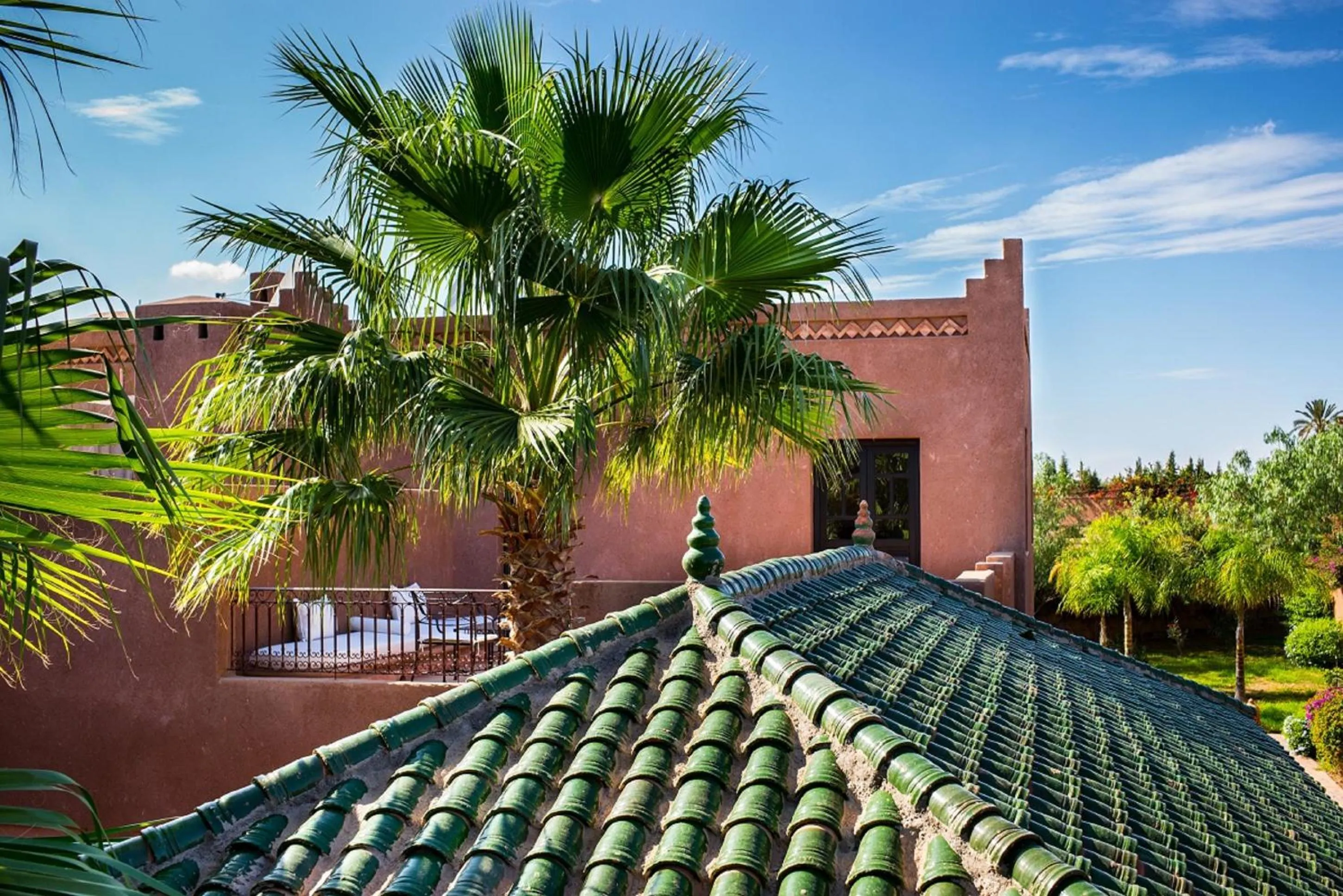 Garden view in Residence Dar Lamia Marrakech