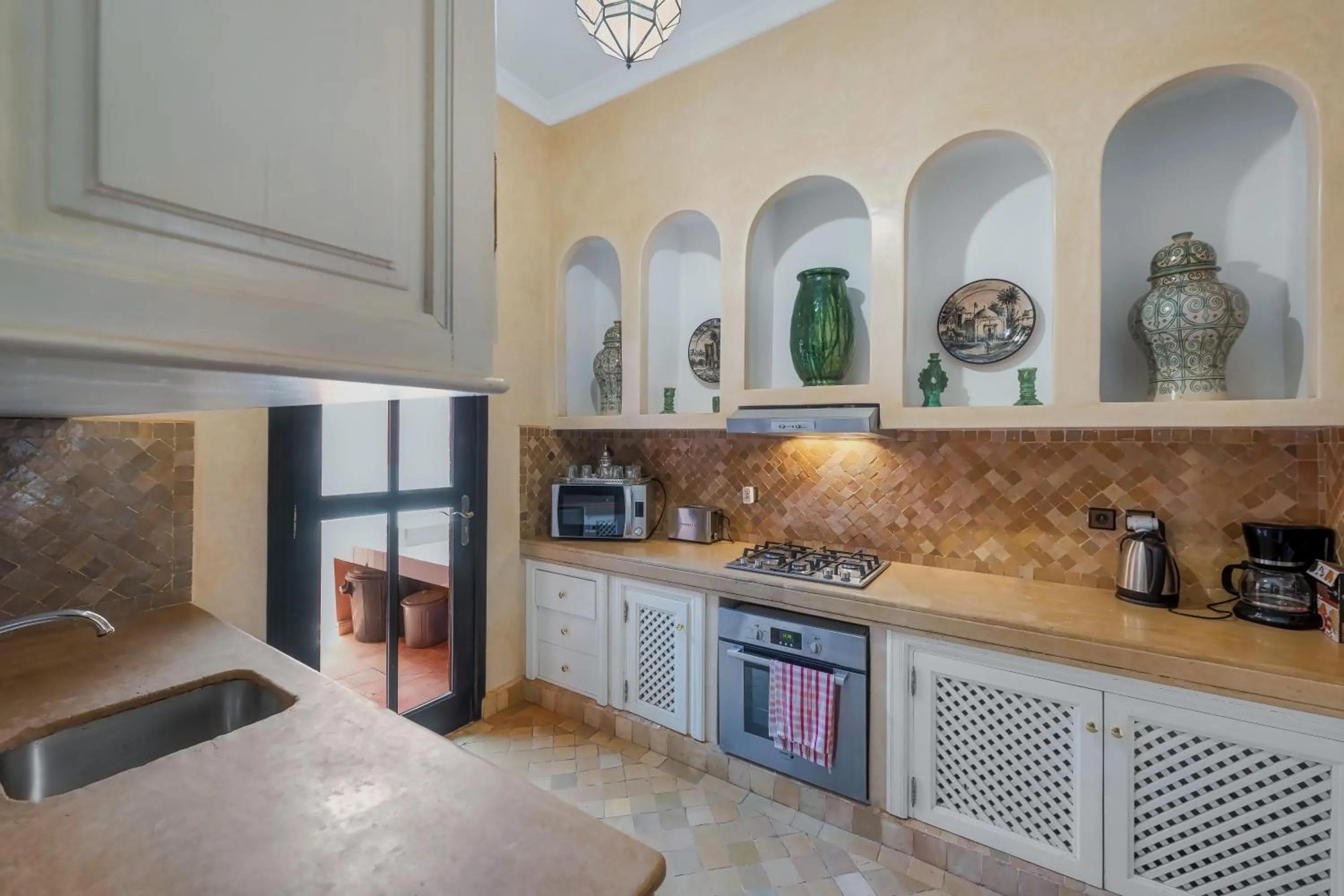 kitchen in Residence Dar Lamia Marrakech