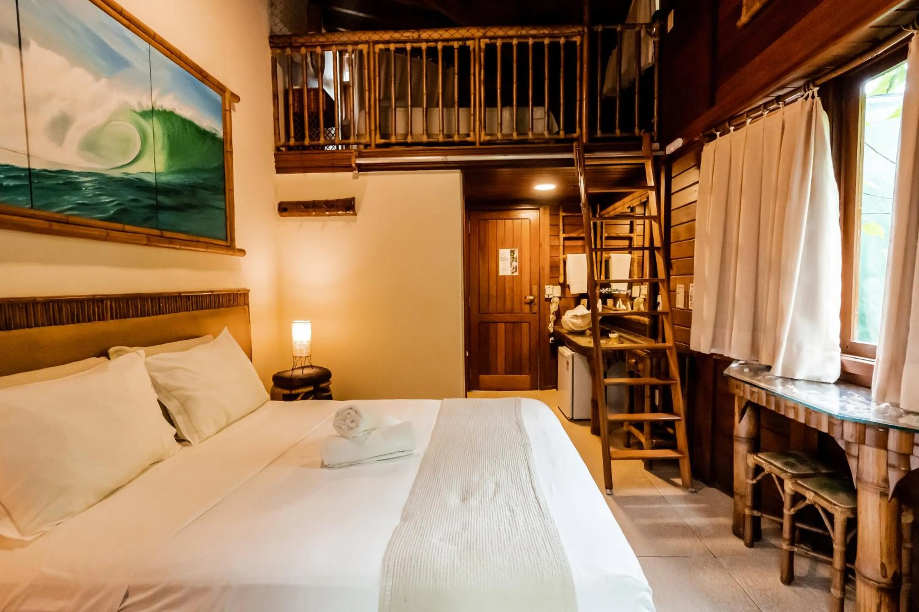 Bed in Pousada Astral da Ilha