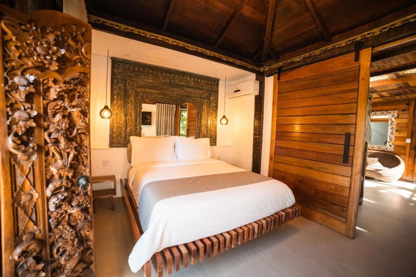 Bed in Pousada Astral da Ilha