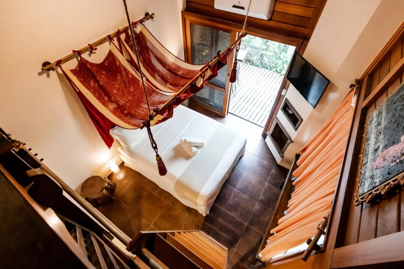 Bed in Pousada Astral da Ilha