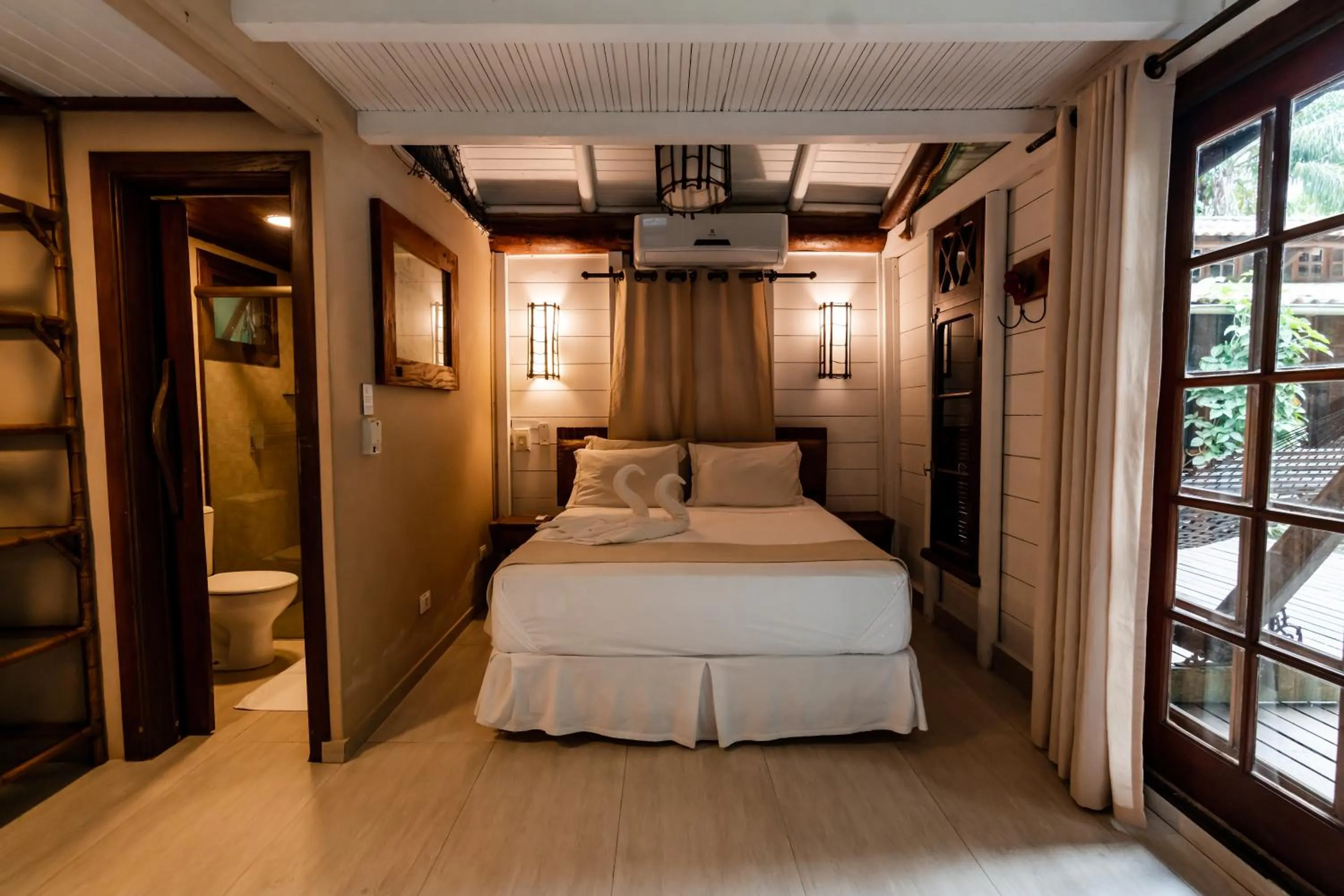 Bed in Pousada Astral da Ilha