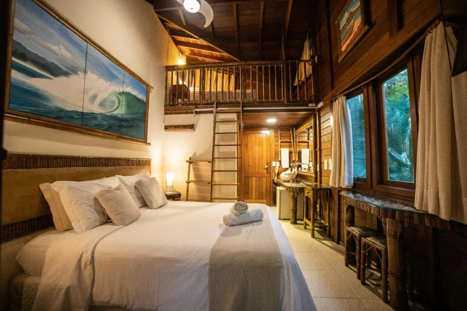 Bed in Pousada Astral da Ilha