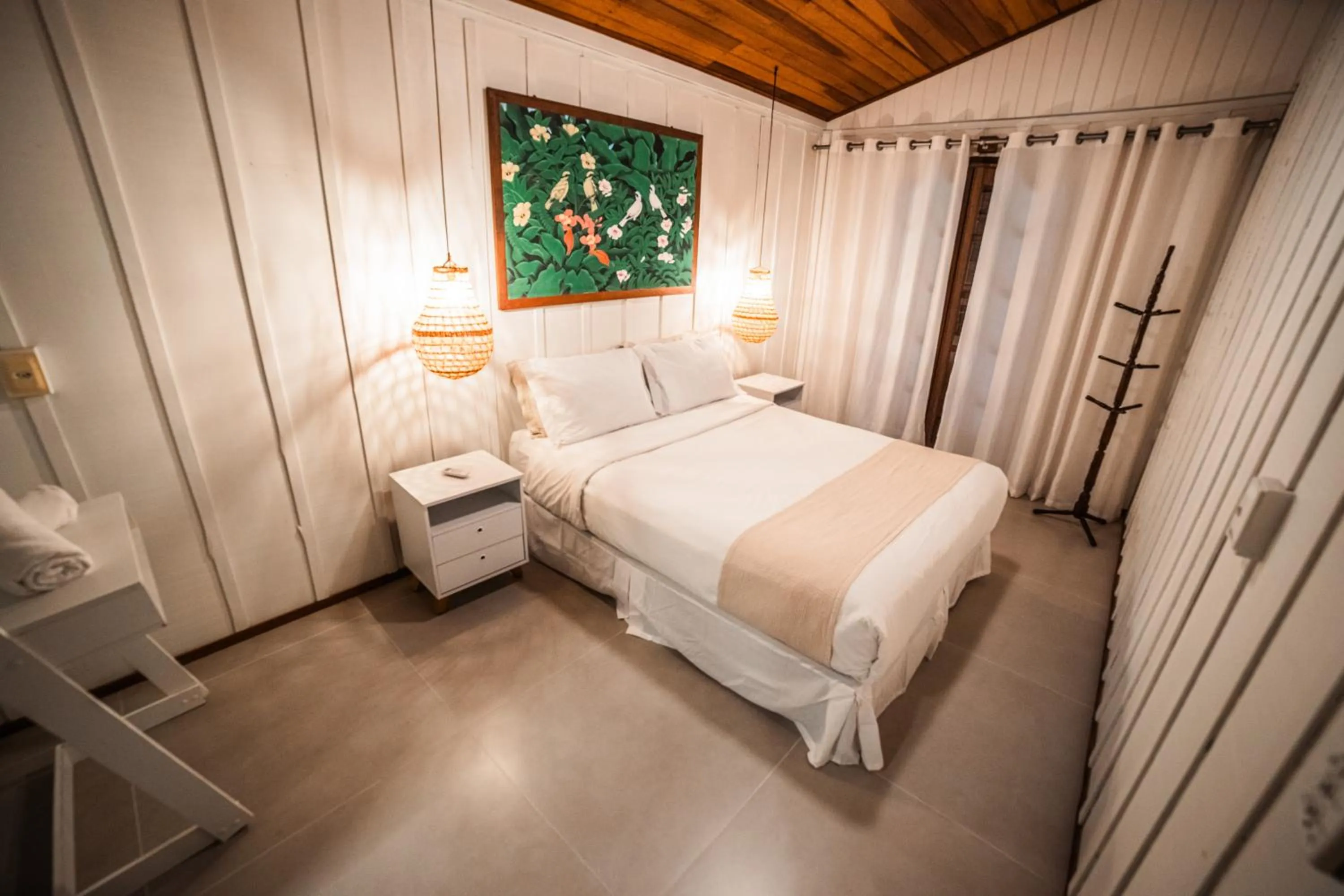 Bed in Pousada Astral da Ilha