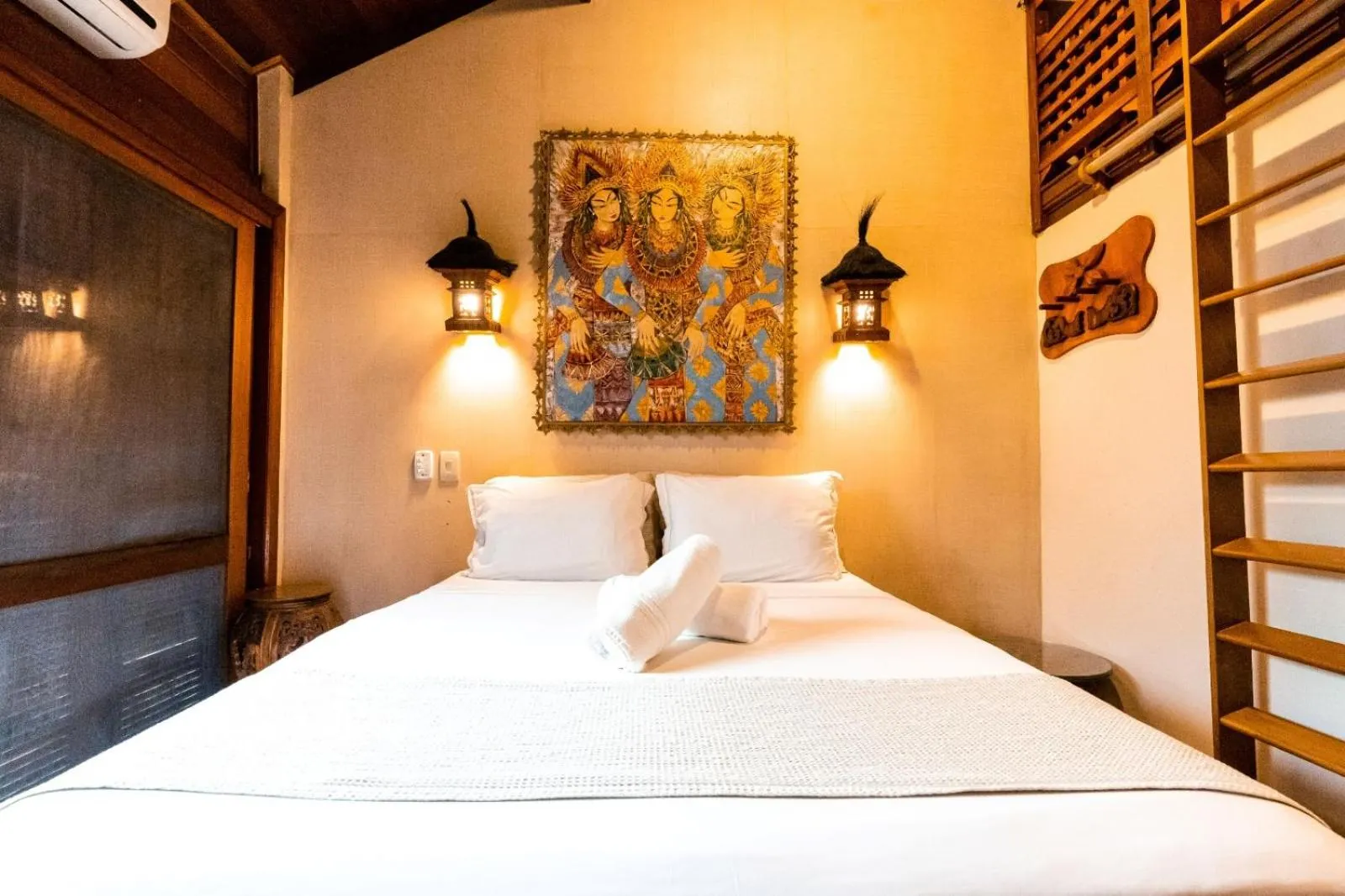 Bed in Pousada Astral da Ilha