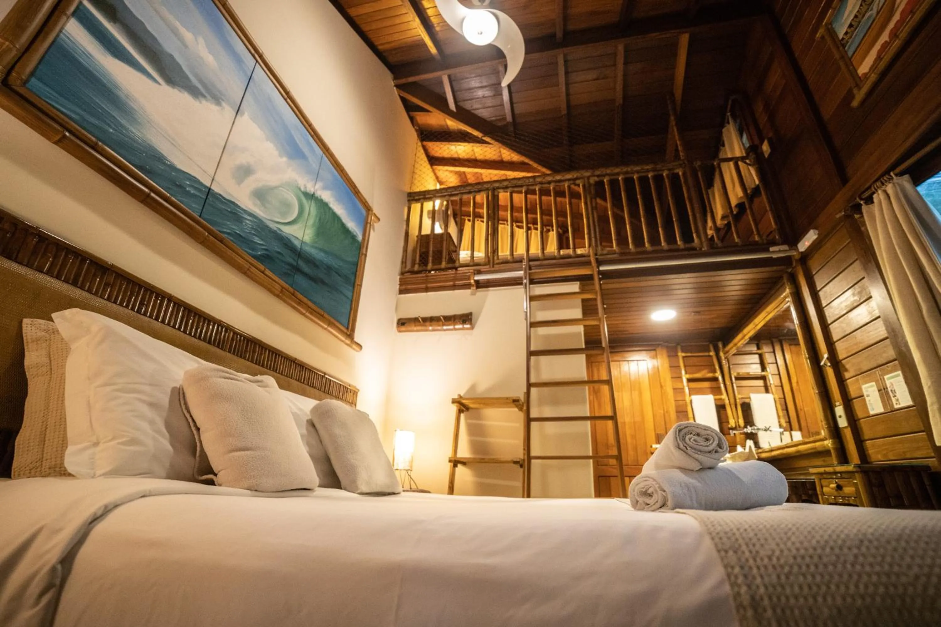 Bed in Pousada Astral da Ilha