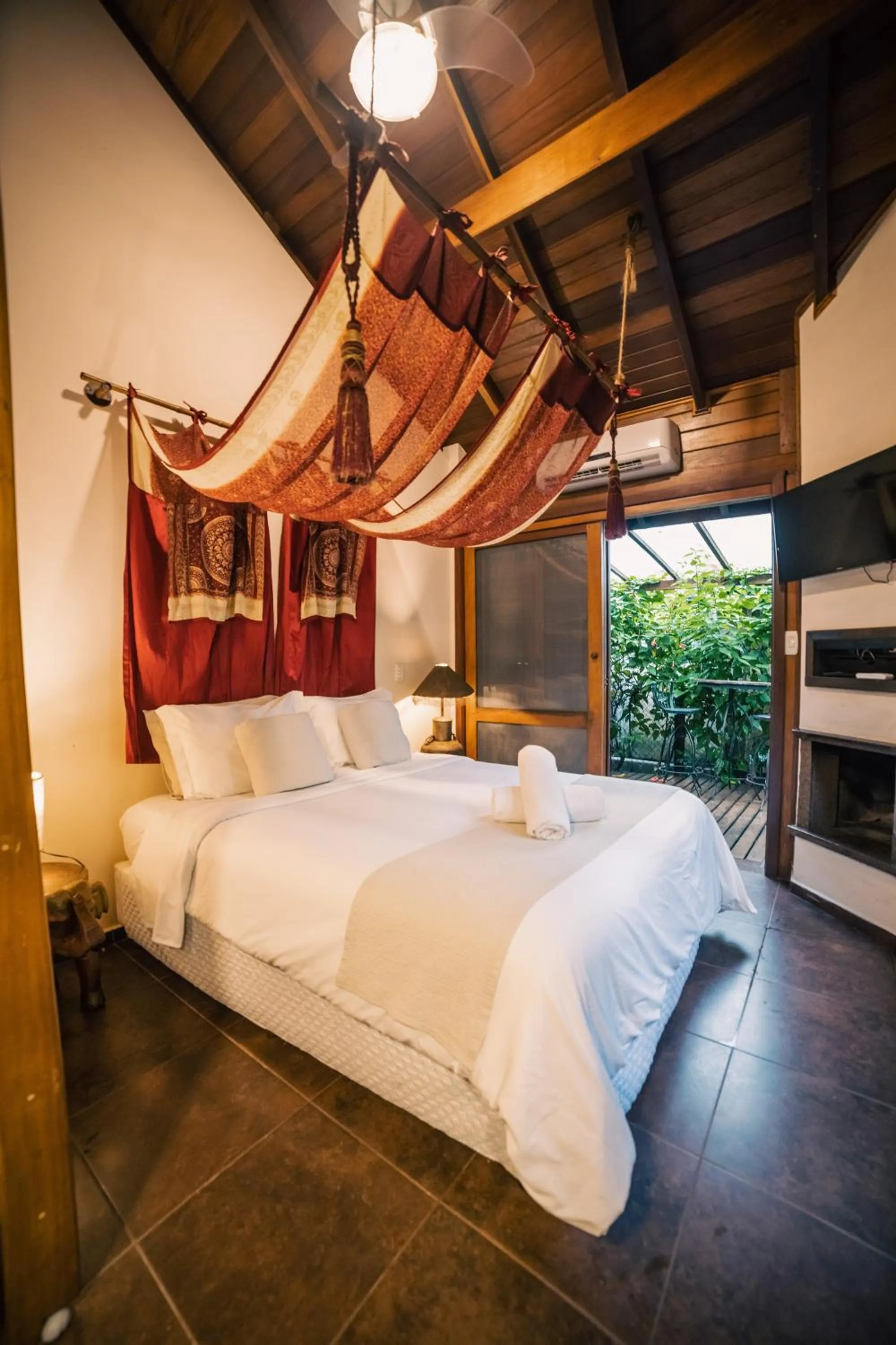 Bed in Pousada Astral da Ilha