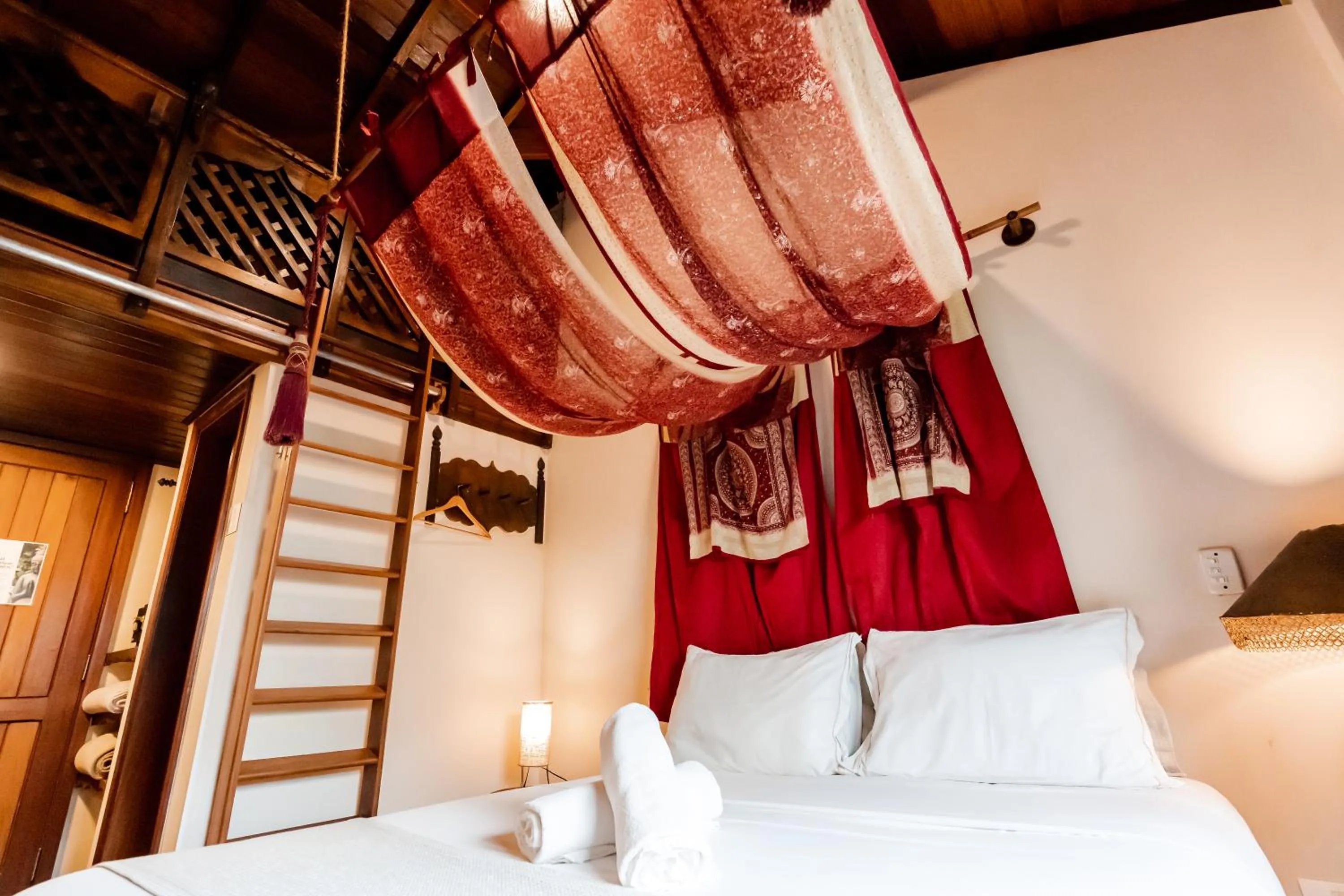 Bed in Pousada Astral da Ilha