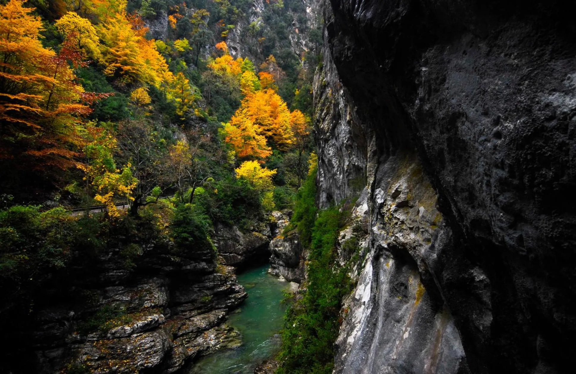 Natural landscape in O Chardinet d'a Formiga
