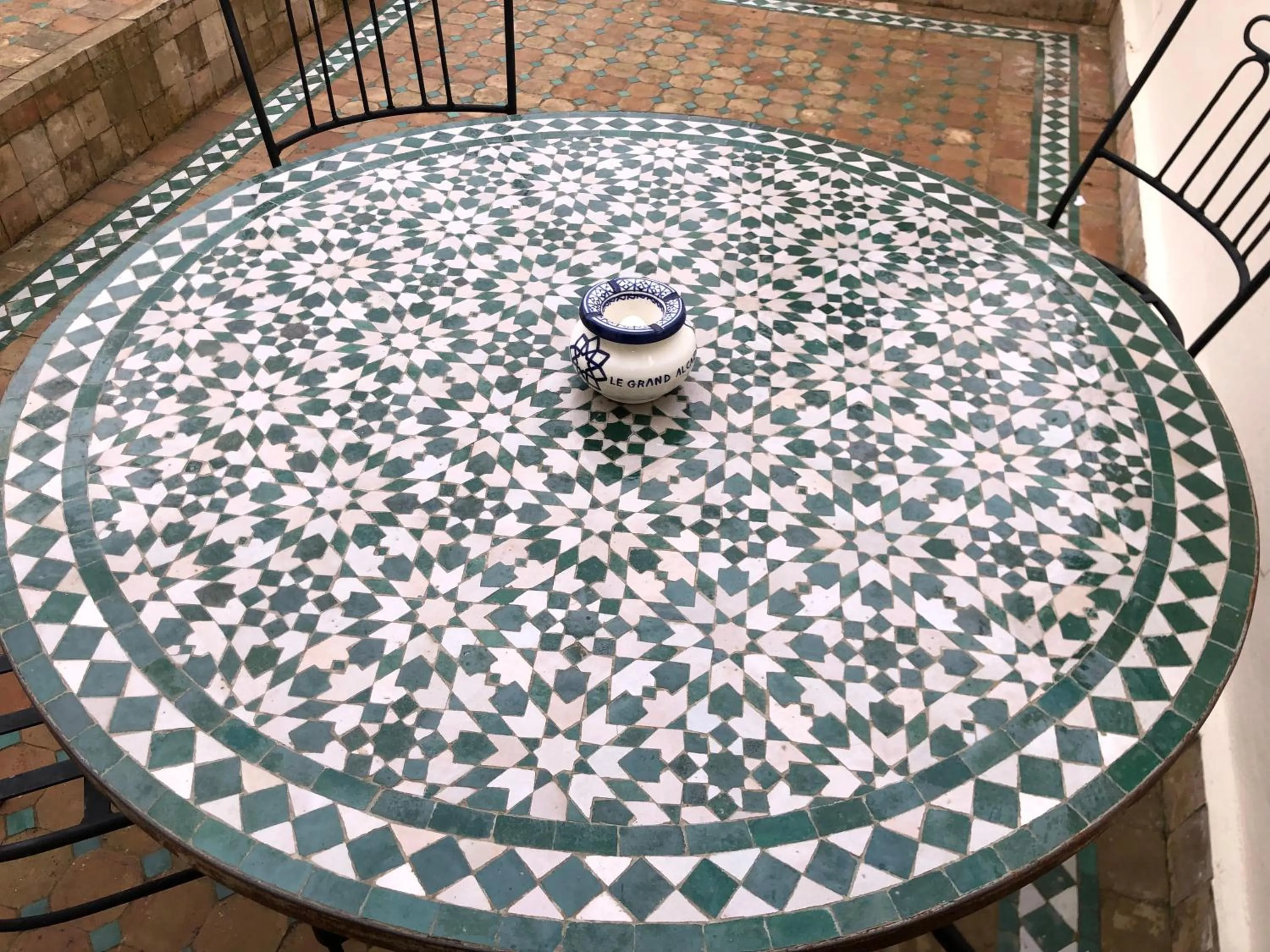 Balcony/Terrace in Le Grand Alcazar - Riad