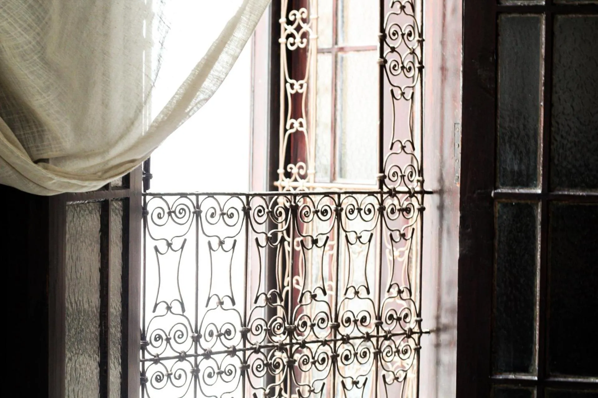 Decorative detail in Le Grand Alcazar - Riad