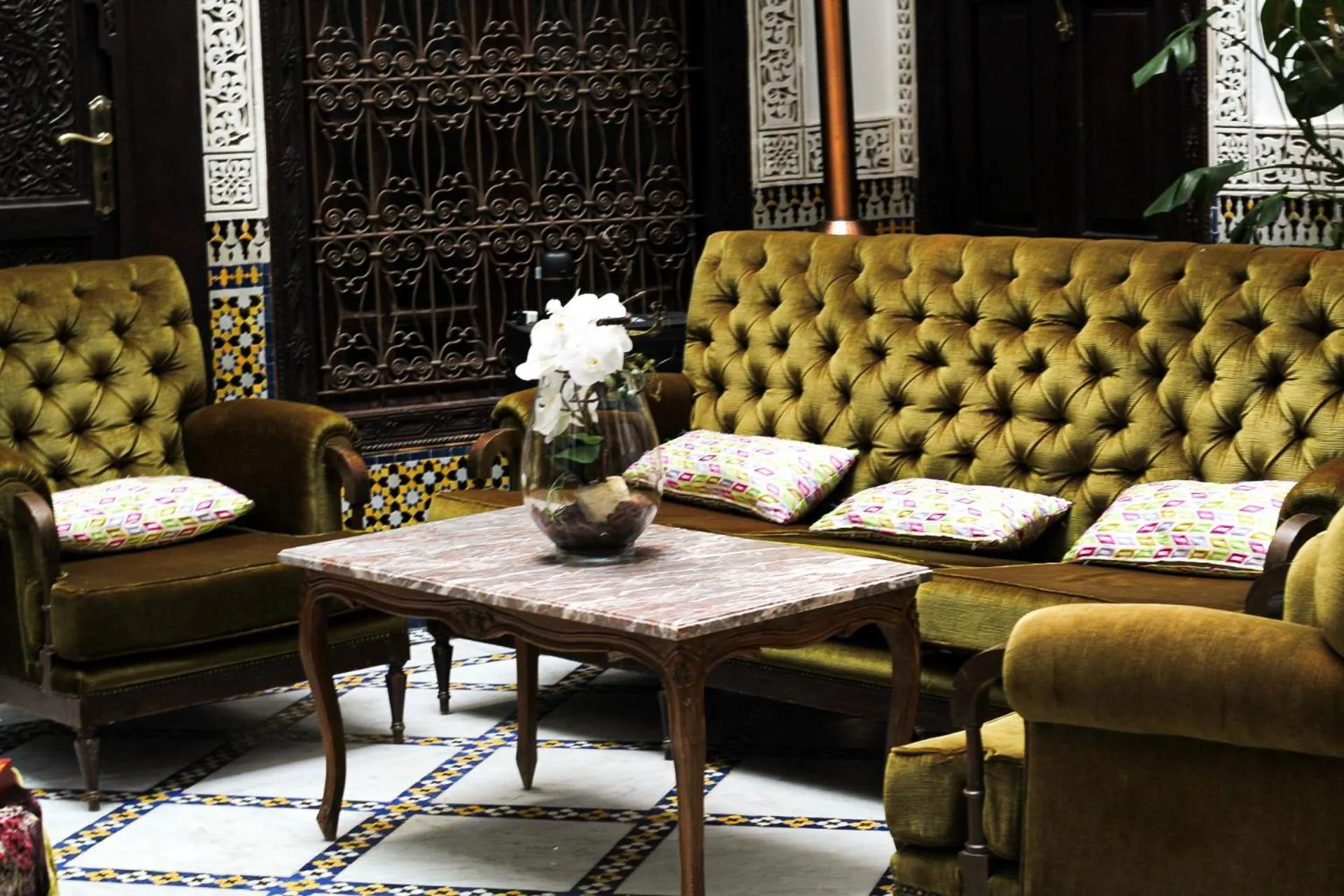 Living room in Le Grand Alcazar - Riad
