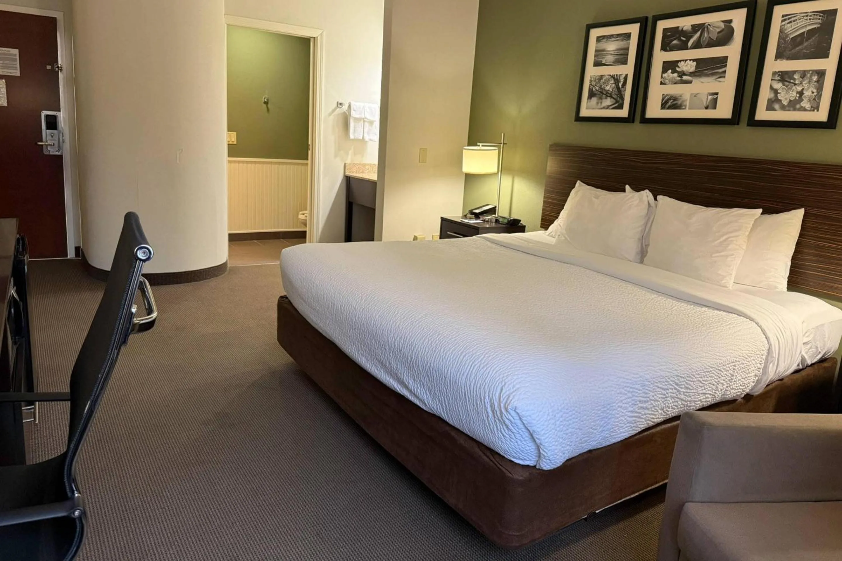 Bedroom, Bed in Sleep Inn & Suites Queensbury - Lake George