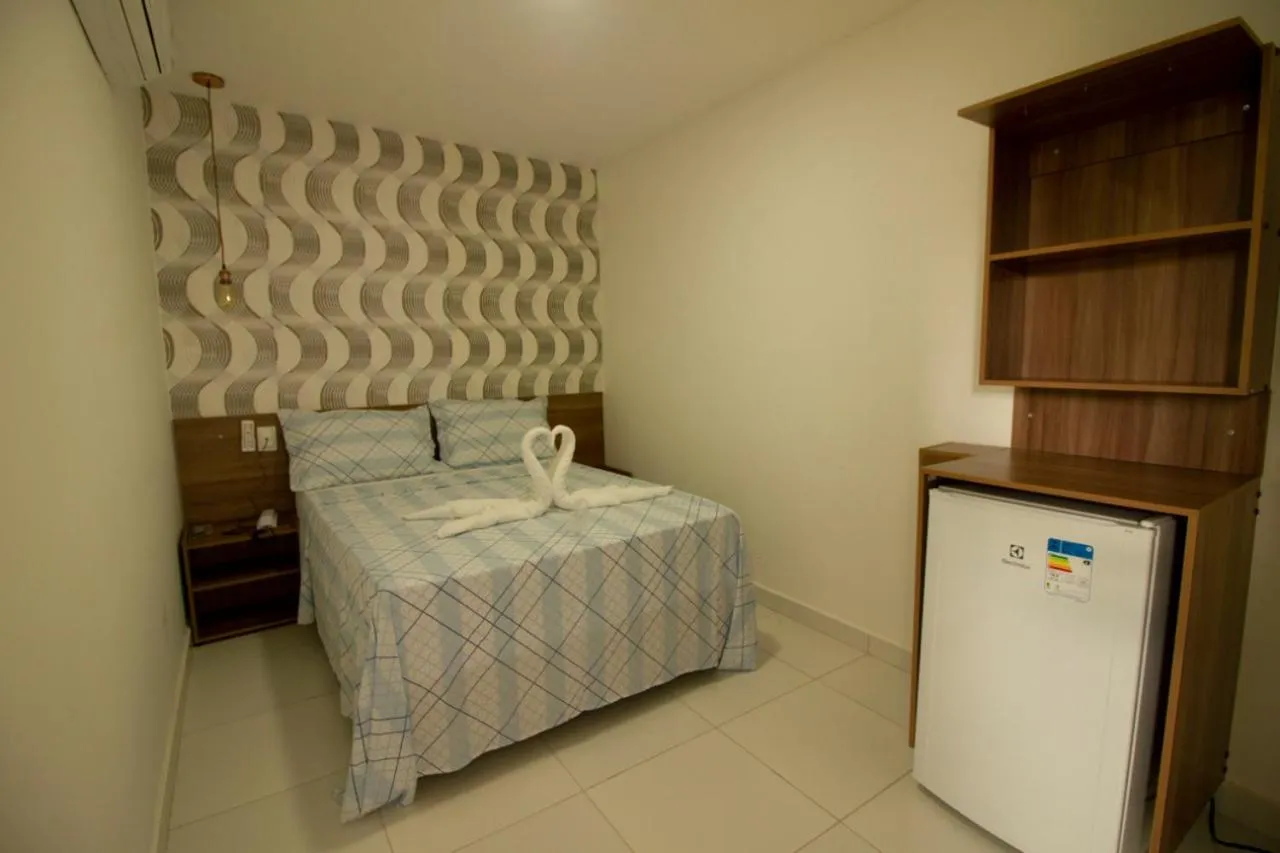 Bed in Pousada Aliança