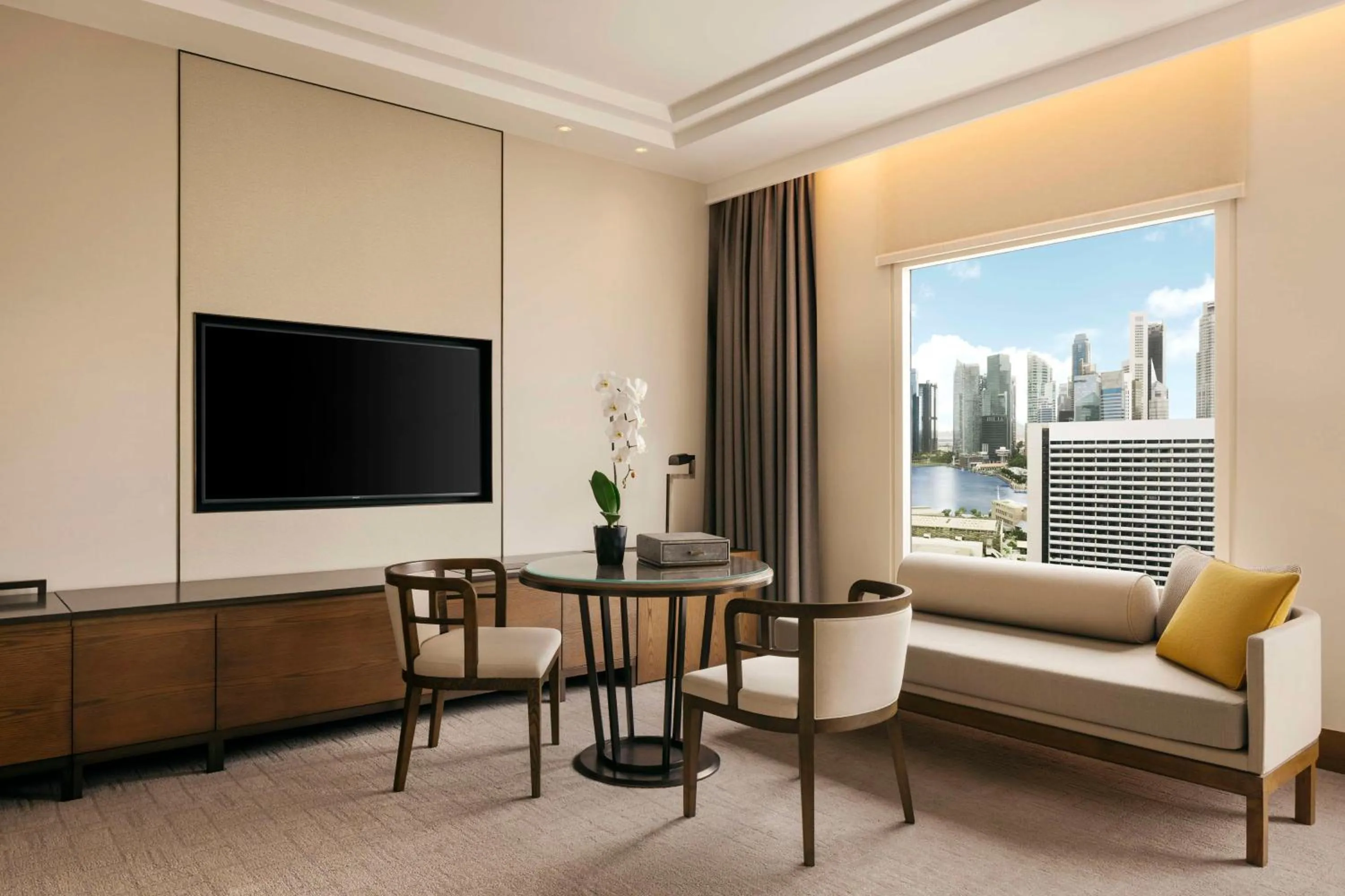 Living room in Conrad Centennial Singapore