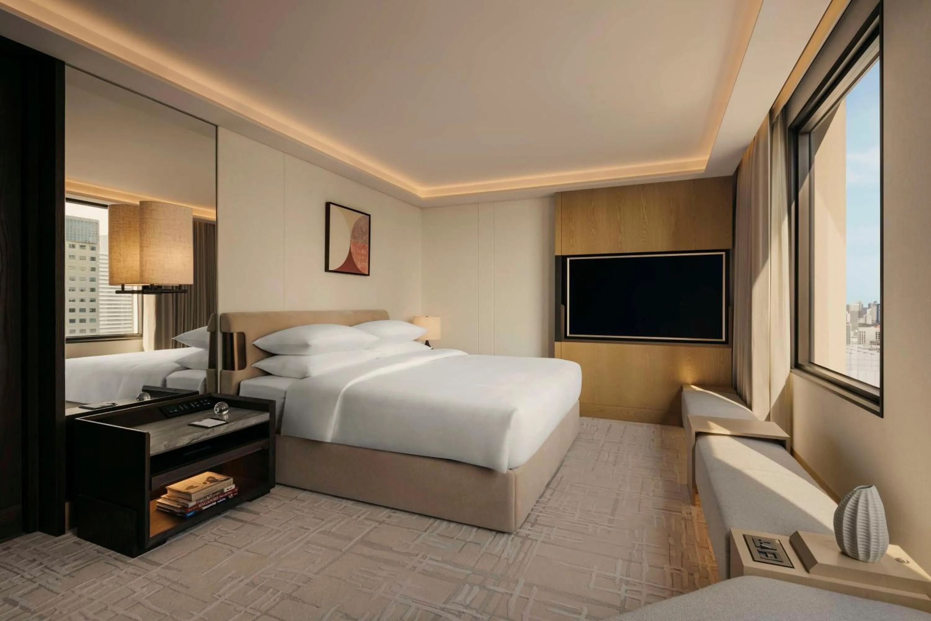 Bed in Conrad Centennial Singapore