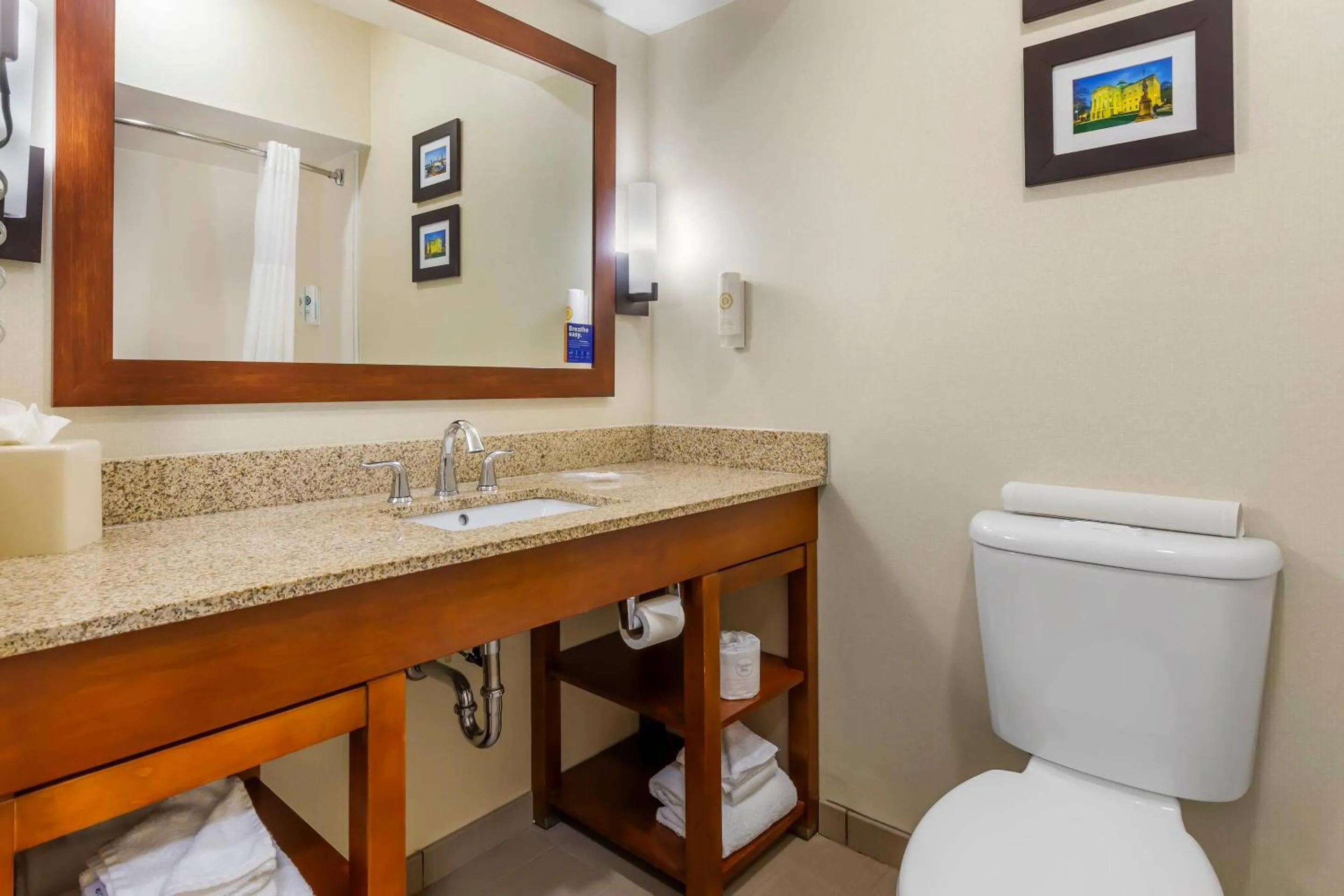 Bedroom in Comfort Suites Raleigh Walnut Creek