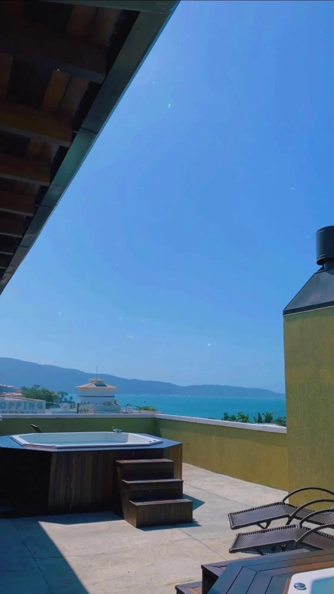 Hot Tub in Pousada Brisa do Mar