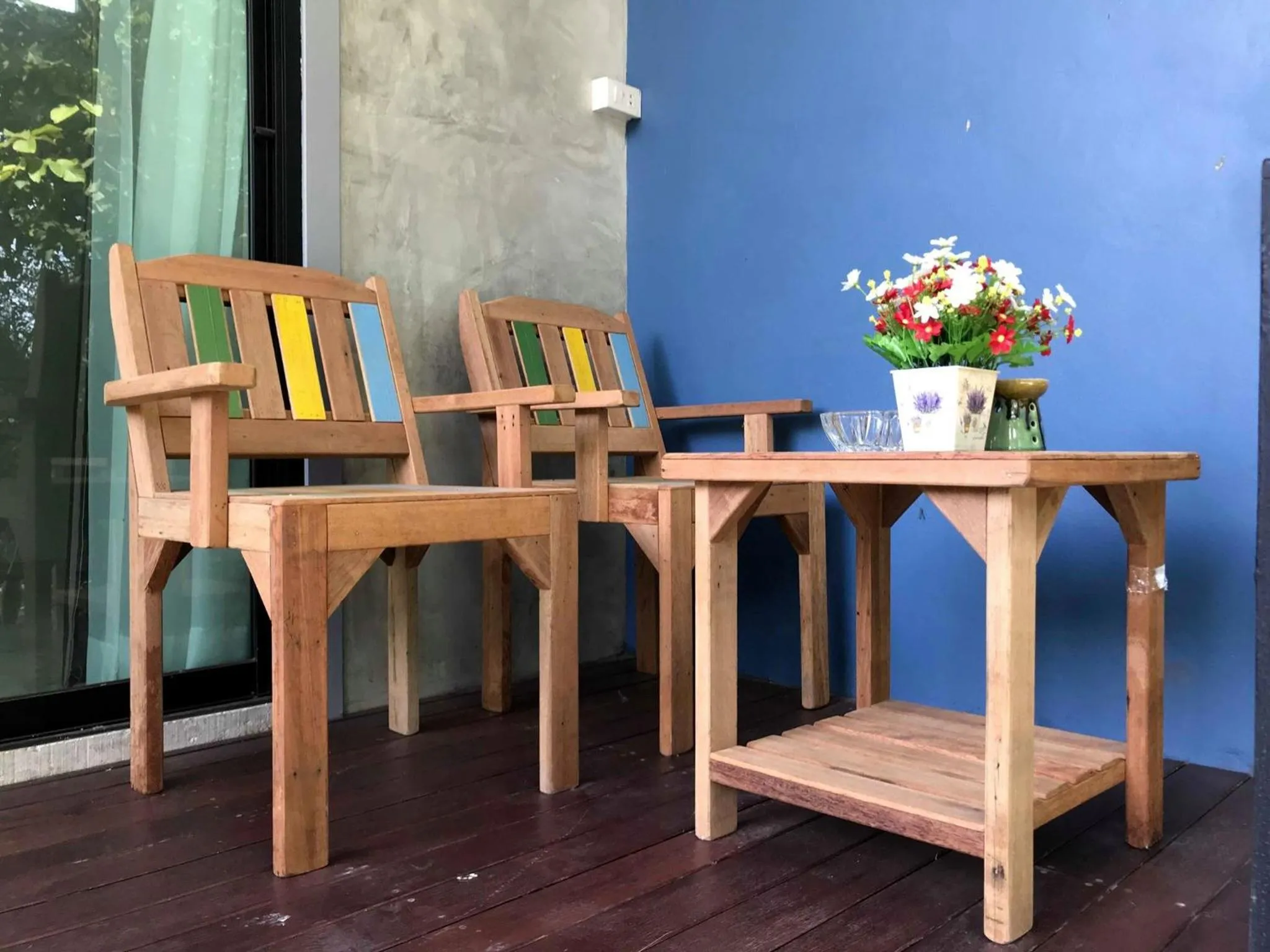 Patio in The Monkey Resort Donheang