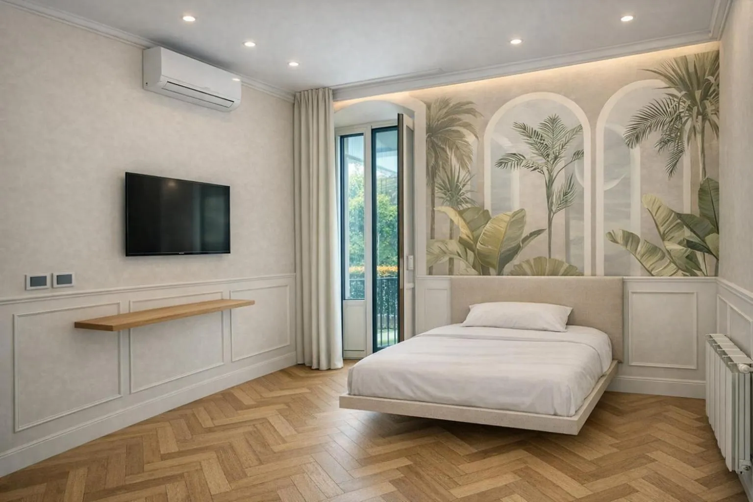 TV and multimedia, Bed in Private Villa at Villa al Duomo