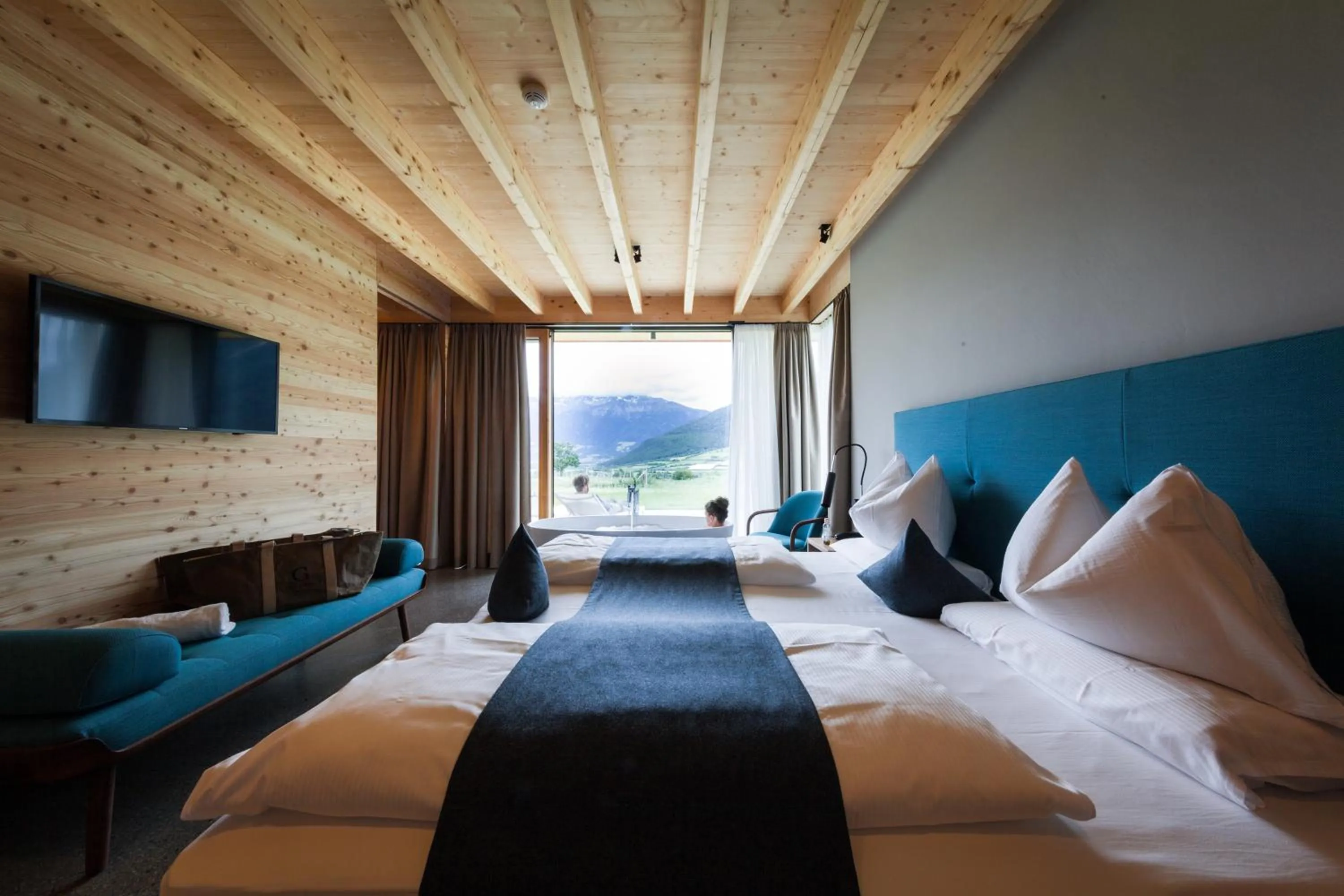 Bed in Hotel Garberhof