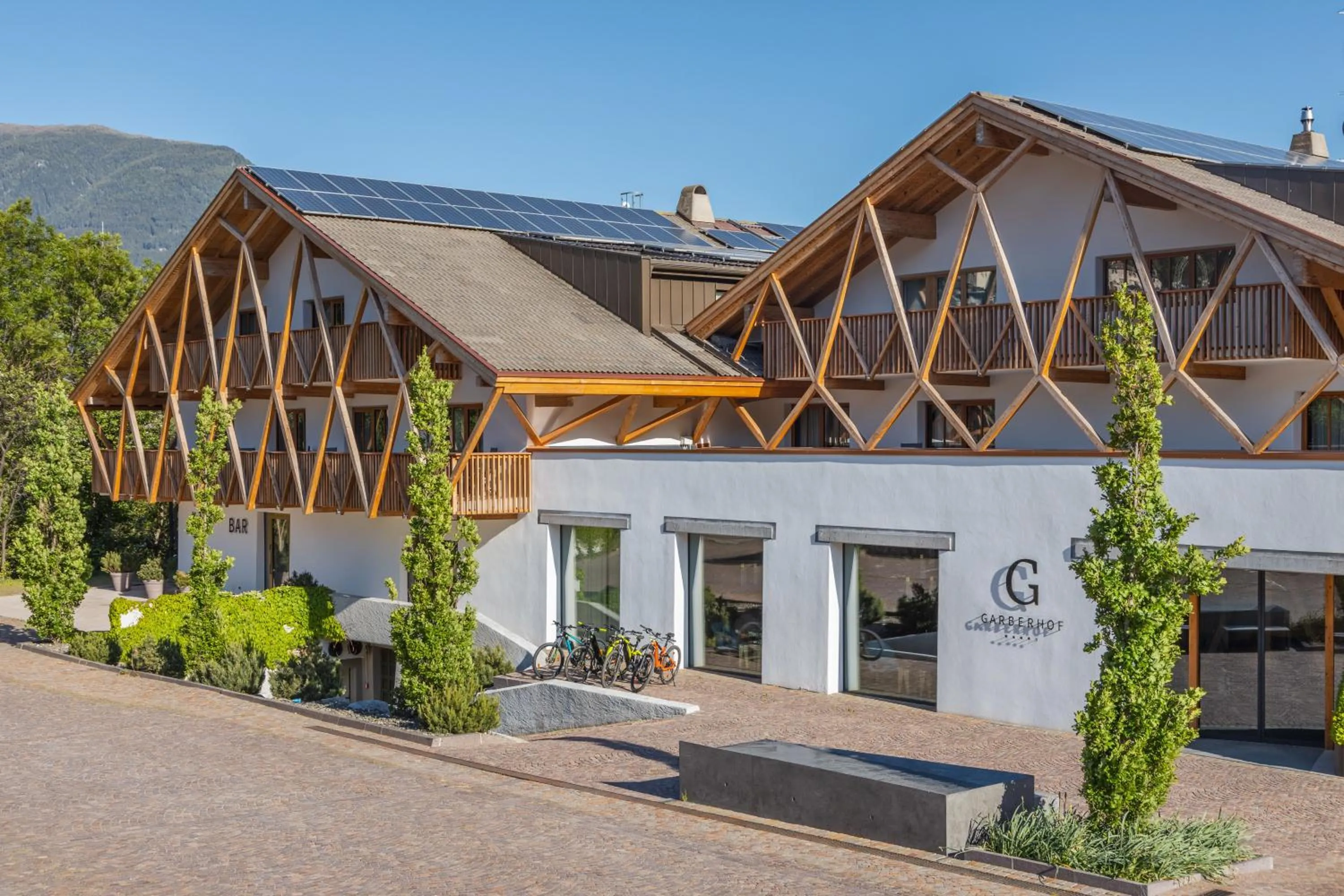 Facade/entrance in Hotel Garberhof