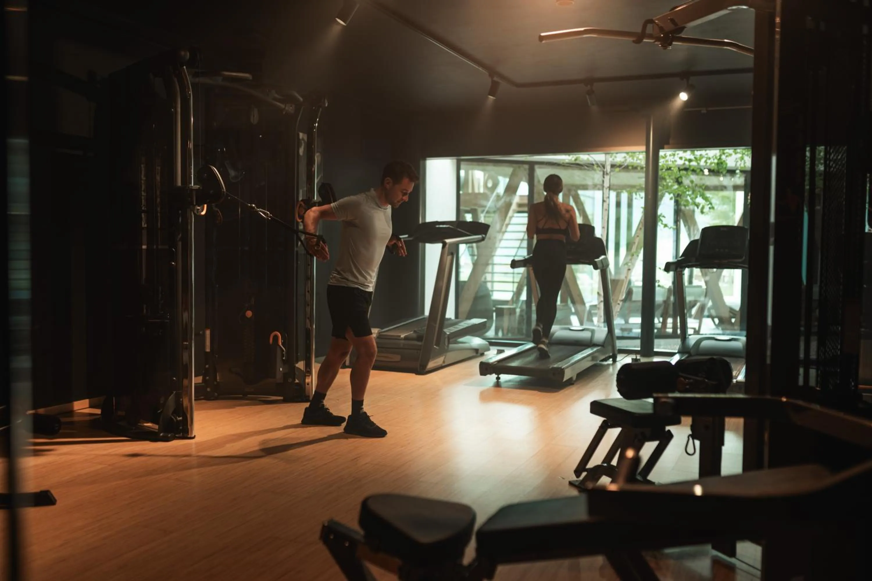 Fitness centre/facilities in Hotel Garberhof