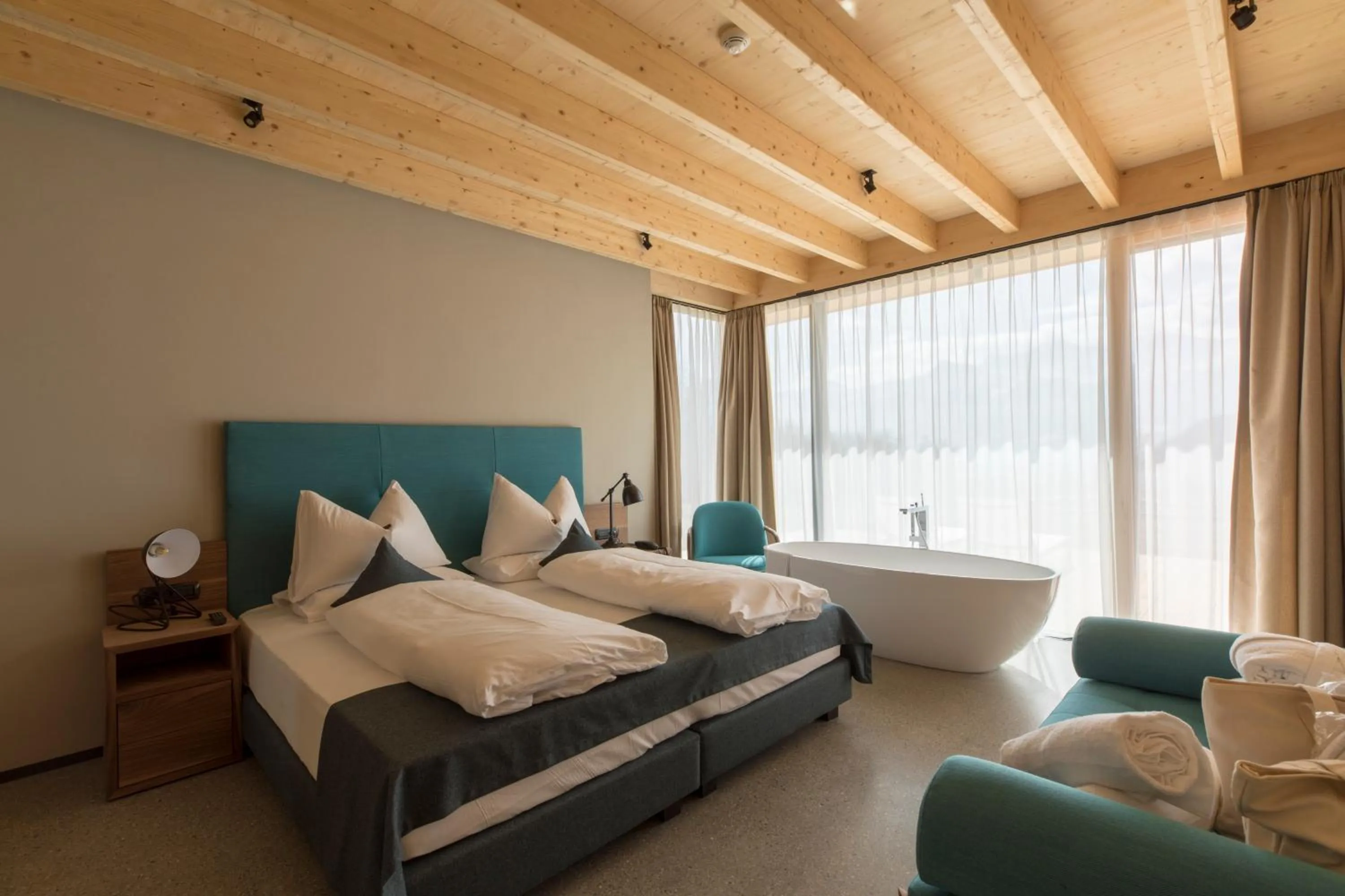 Bedroom, Bed in Hotel Garberhof