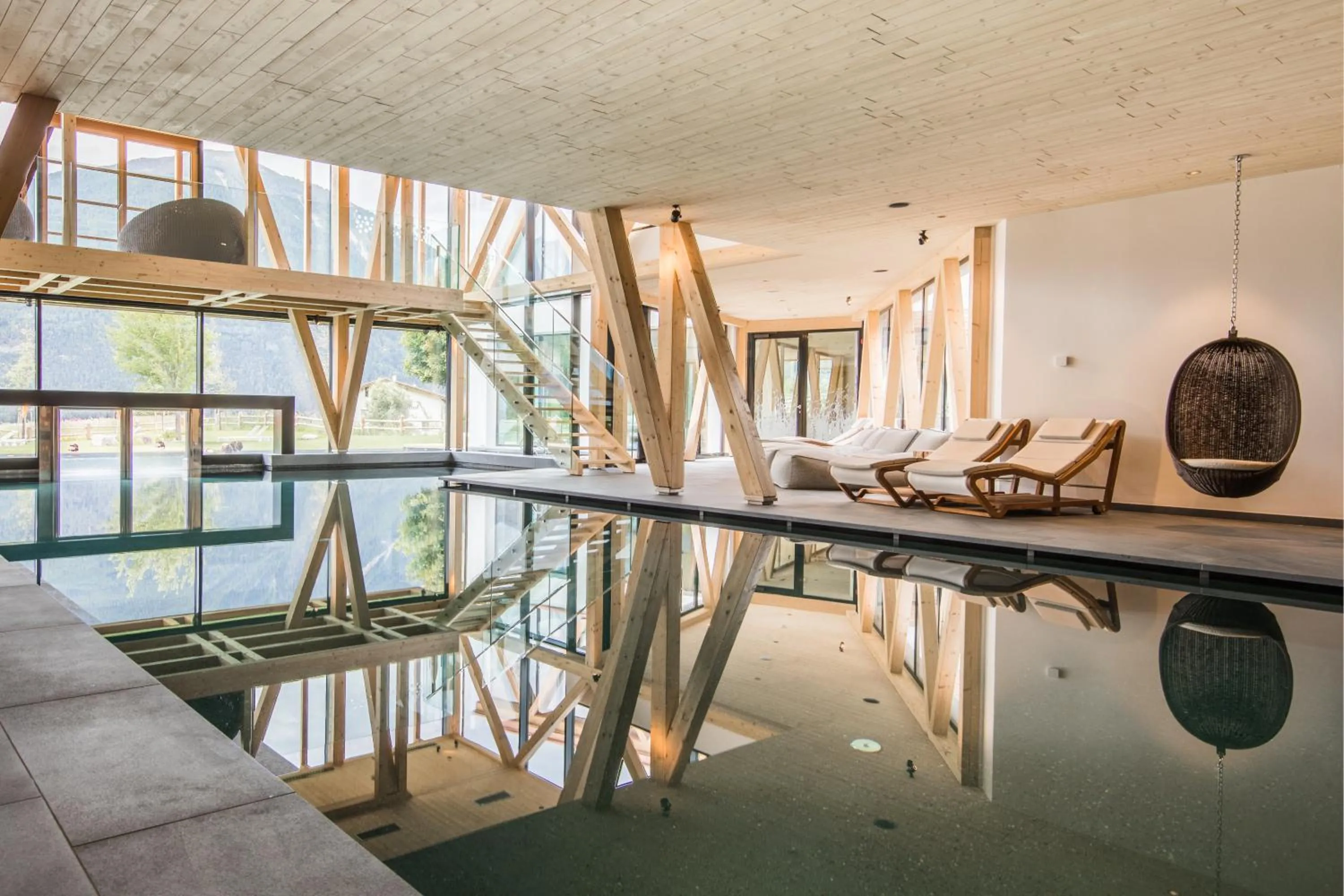 Swimming pool in Hotel Garberhof