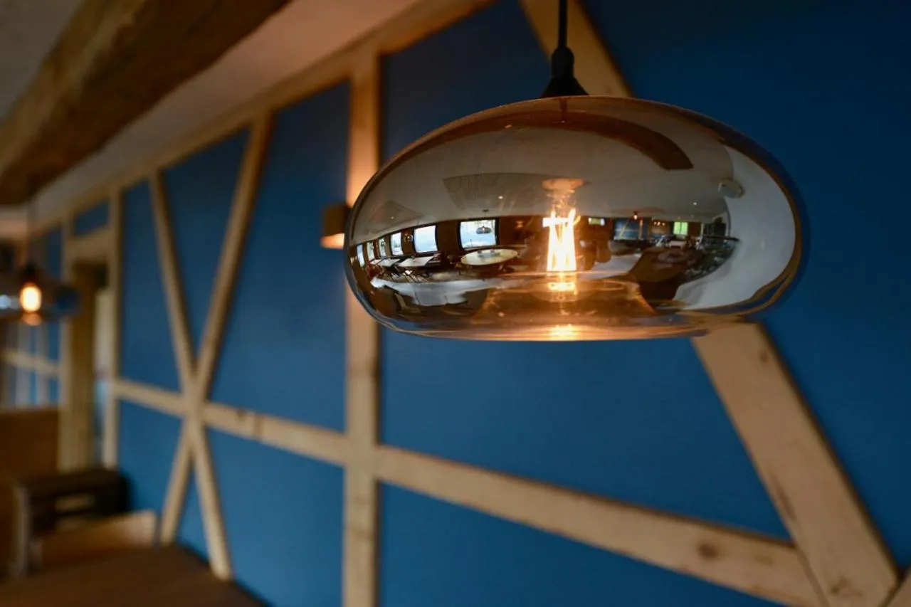 Decorative detail in Berggasthaus Eggberge - Boutique Mountain Hotel - Access via Cablecar