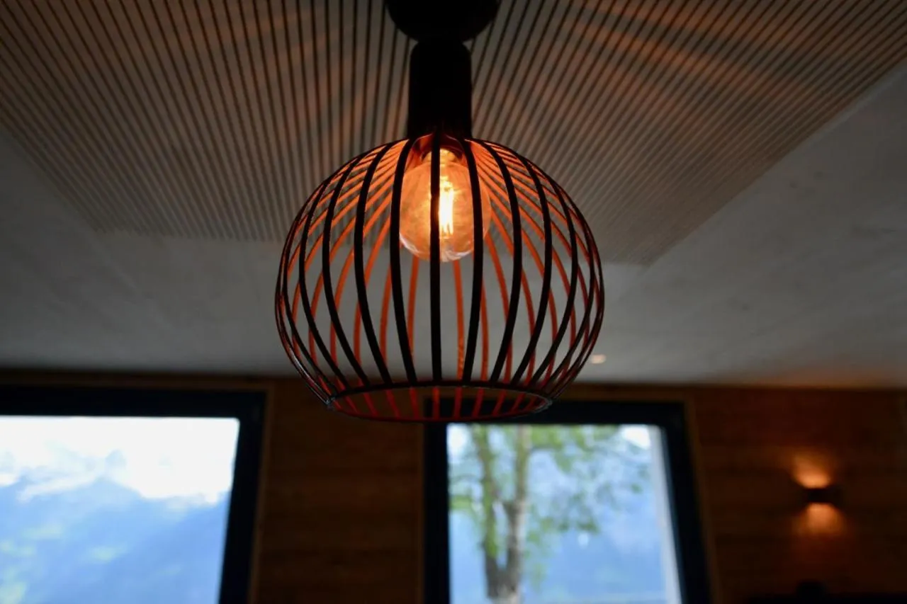 Decorative detail in Berggasthaus Eggberge - Boutique Mountain Hotel - Access via Cablecar