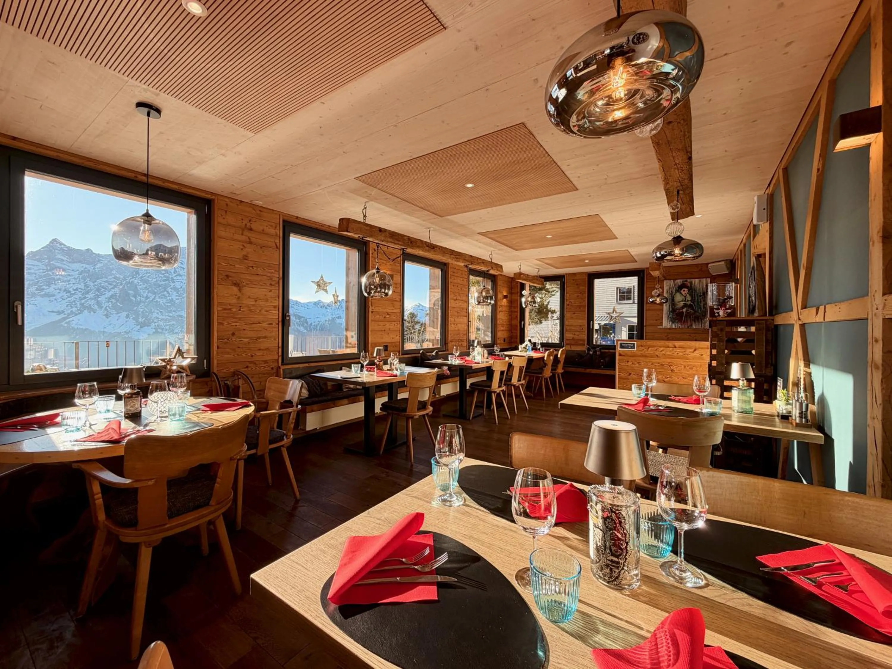 Restaurant/places to eat in Berggasthaus Eggberge - Boutique Mountain Hotel - Access via Cablecar
