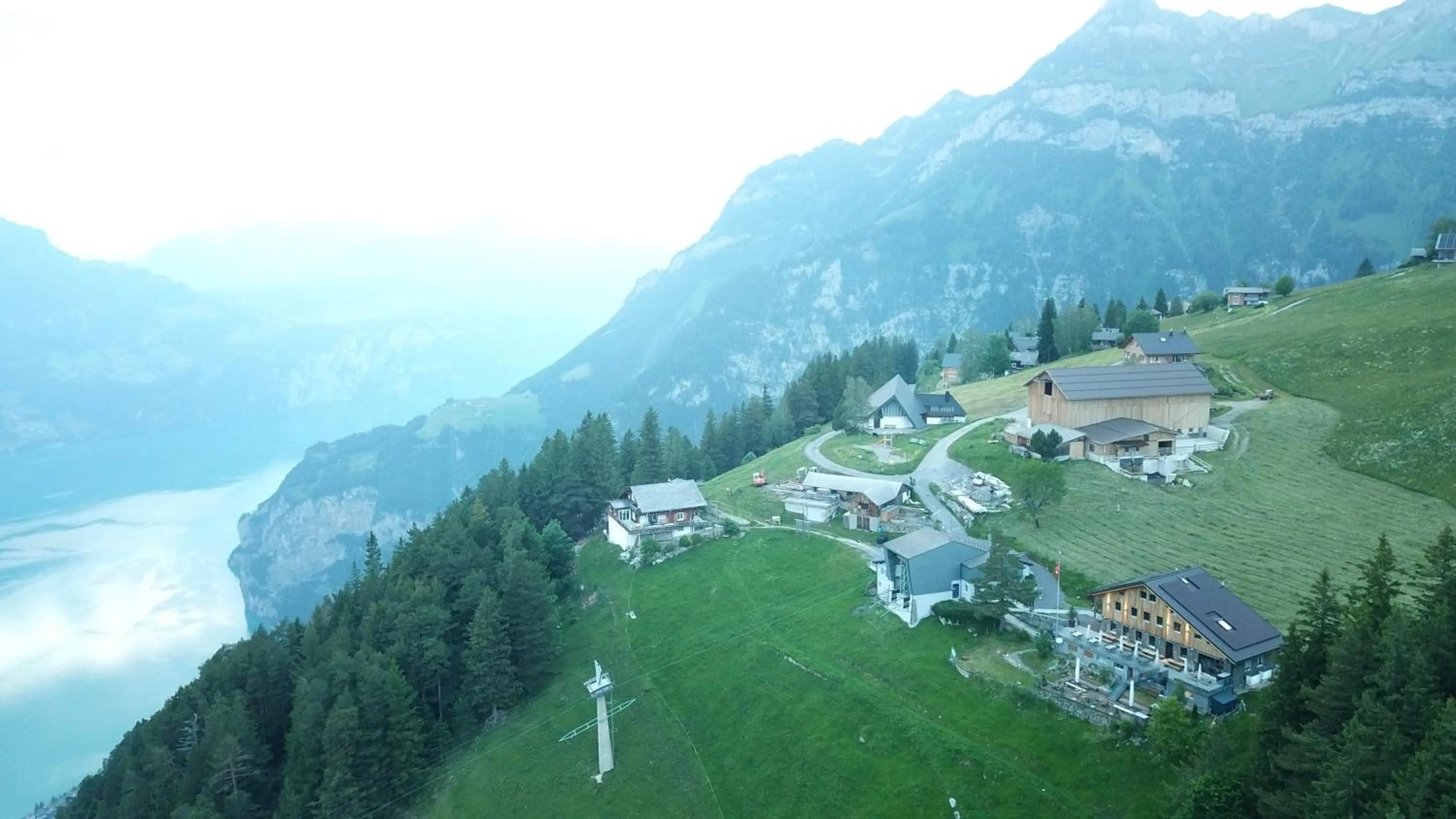 View (from property/room) in Berggasthaus Eggberge - Boutique Mountain Hotel - Access via Cablecar