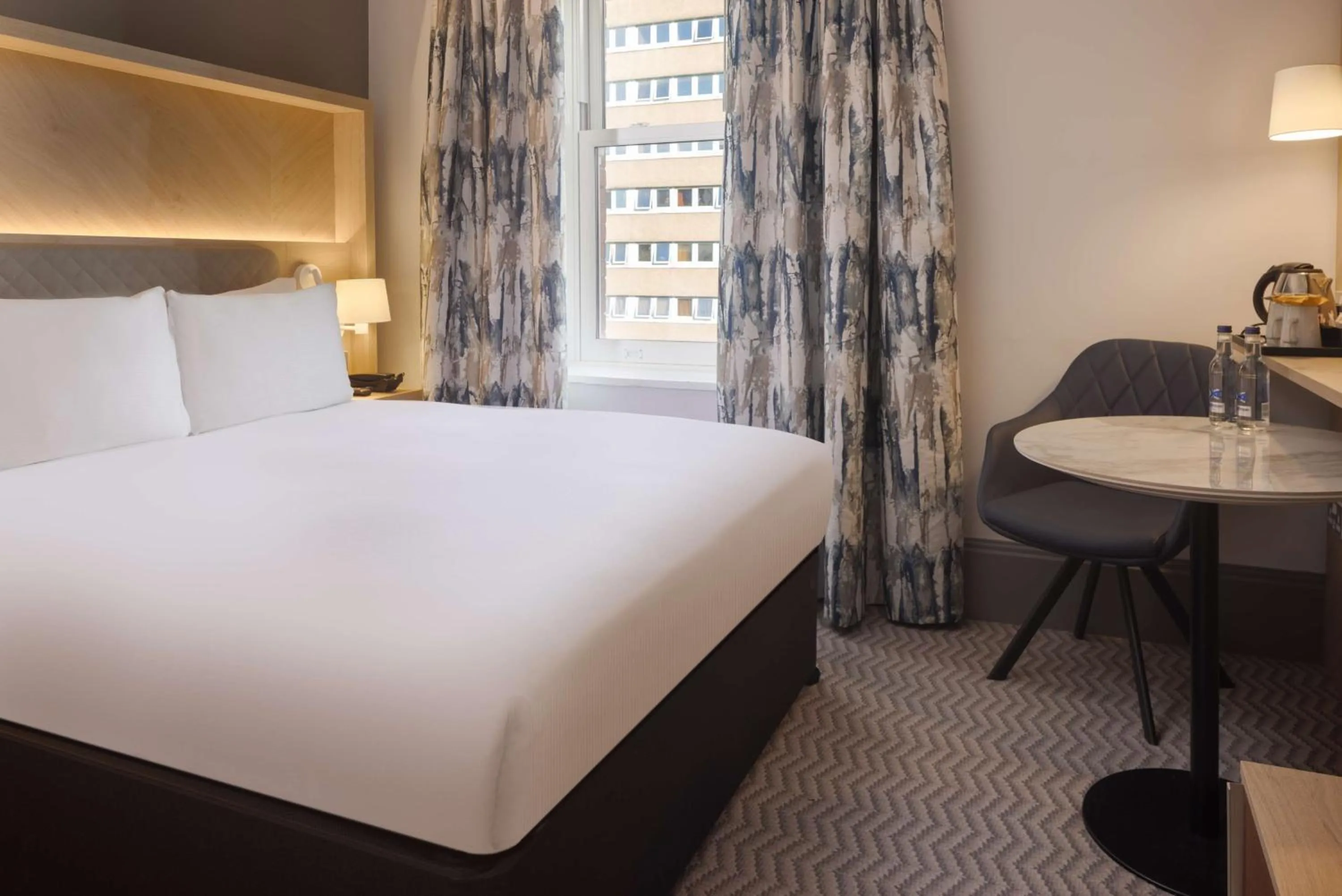 Bed in Hilton Nottingham Hotel