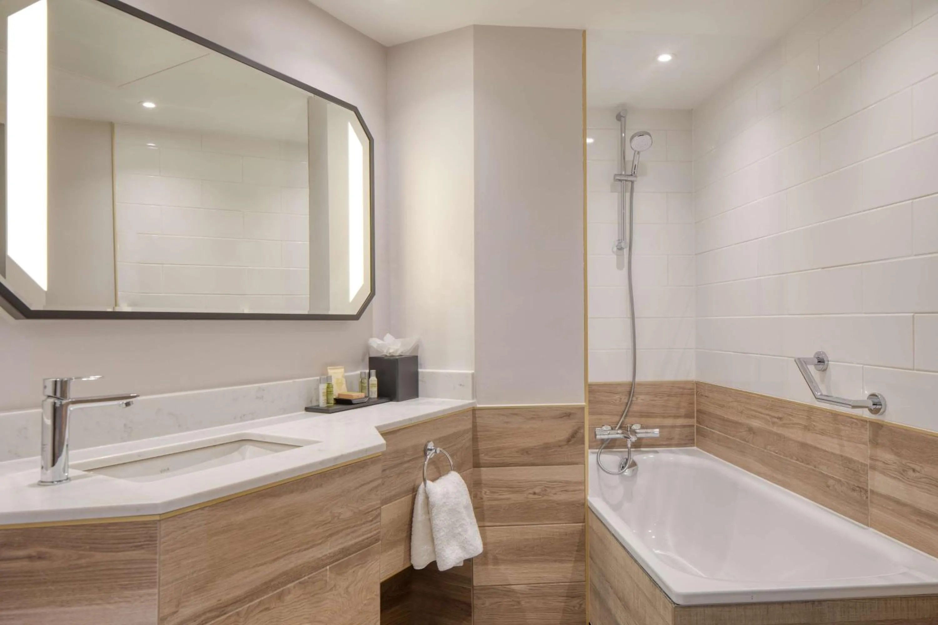 Bathroom in Hilton Nottingham Hotel