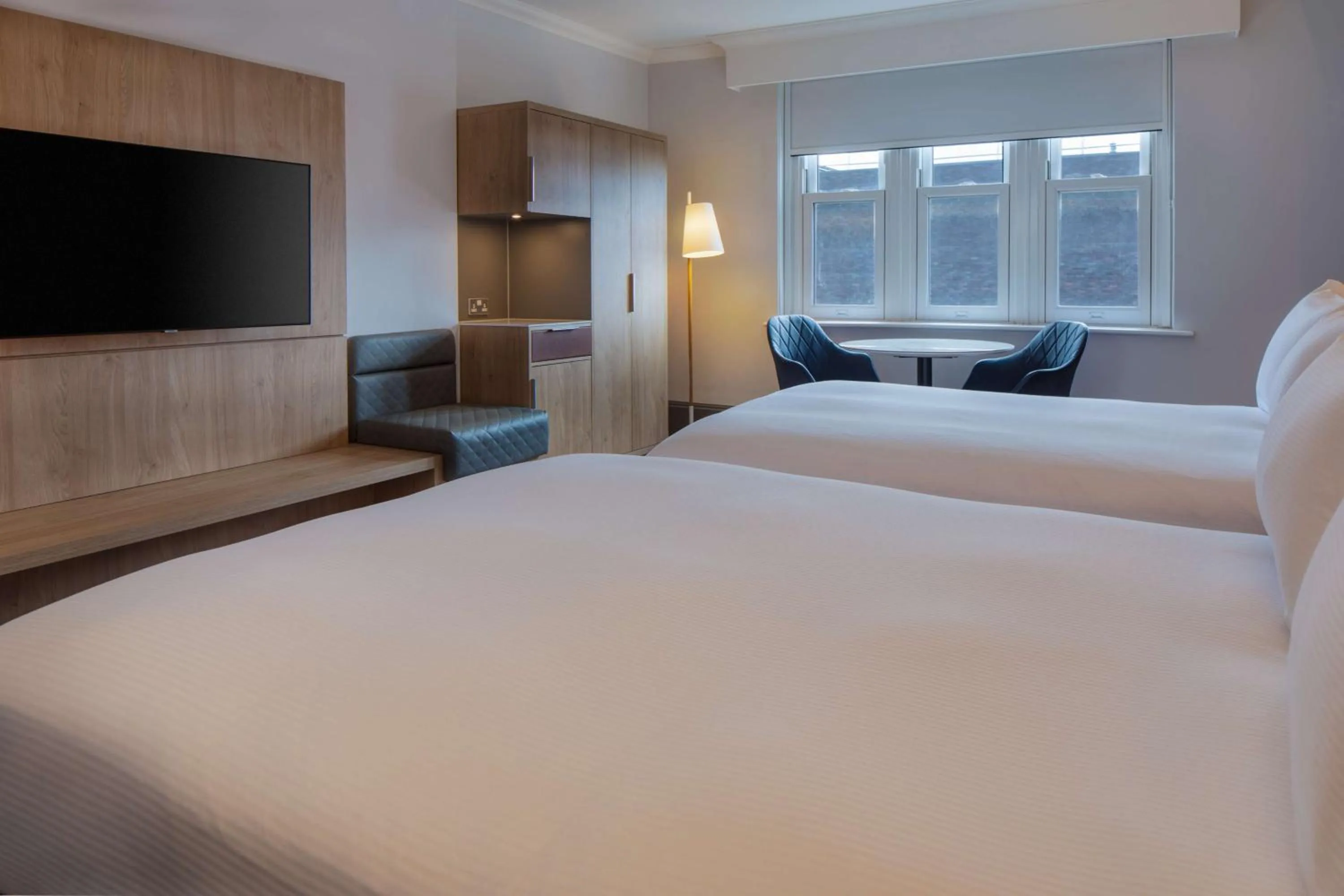 Bed in Hilton Nottingham Hotel