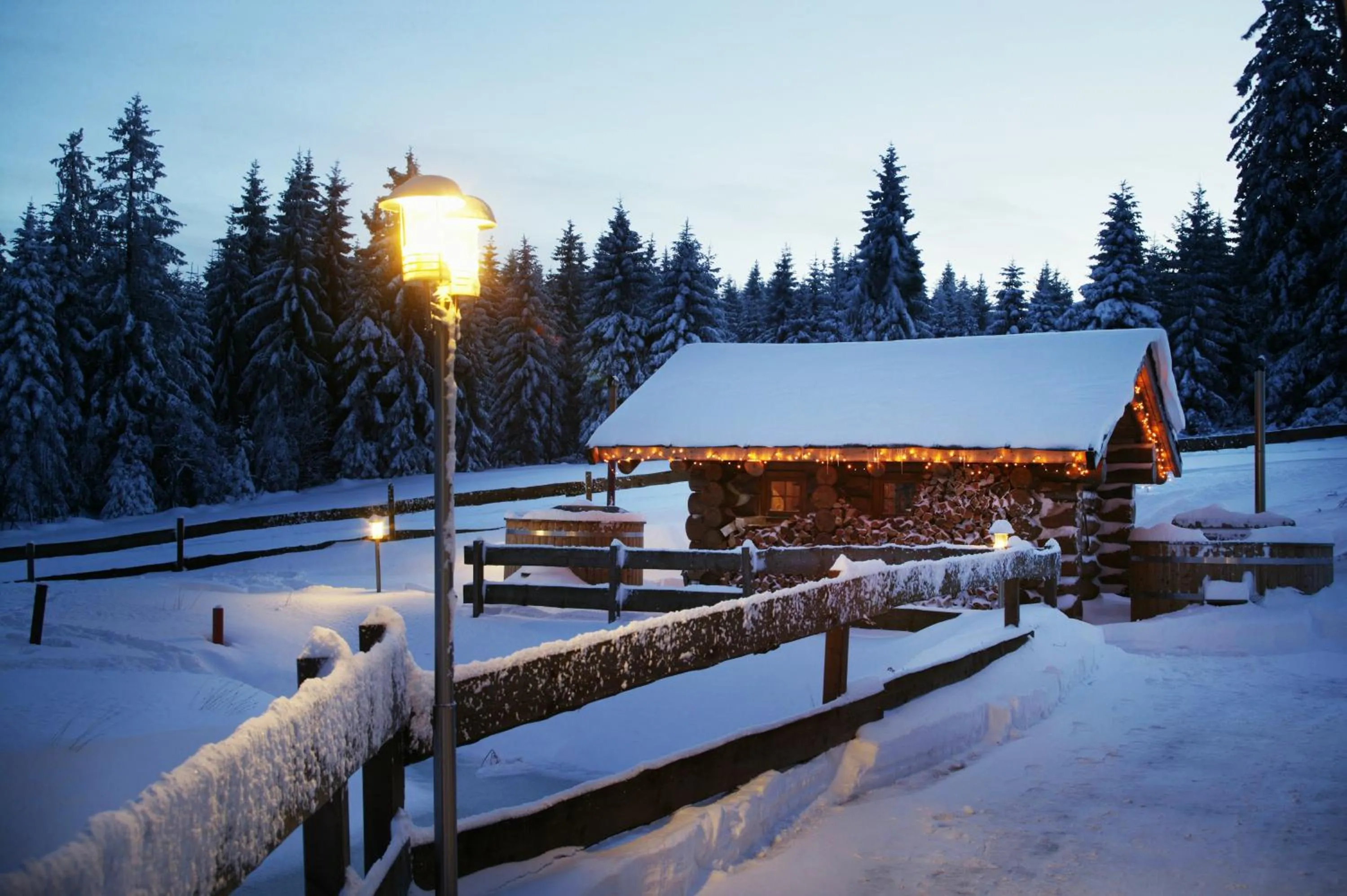 Winter in Natur- und Sporthotel Zuflucht